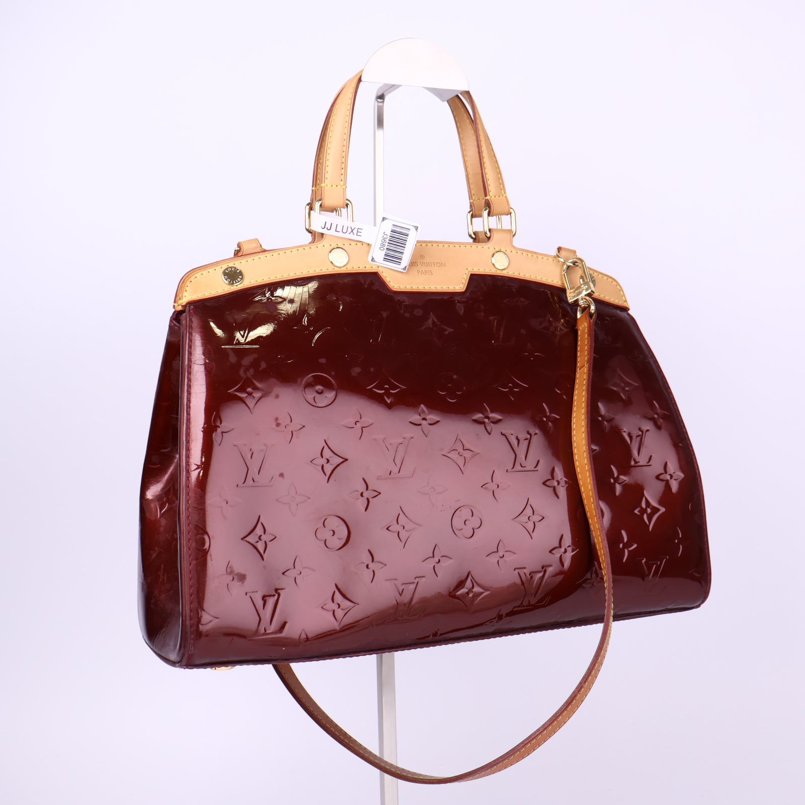 J3680-Louis Vuitton Monogram Vernis Brea MM satchel- Pre Owned