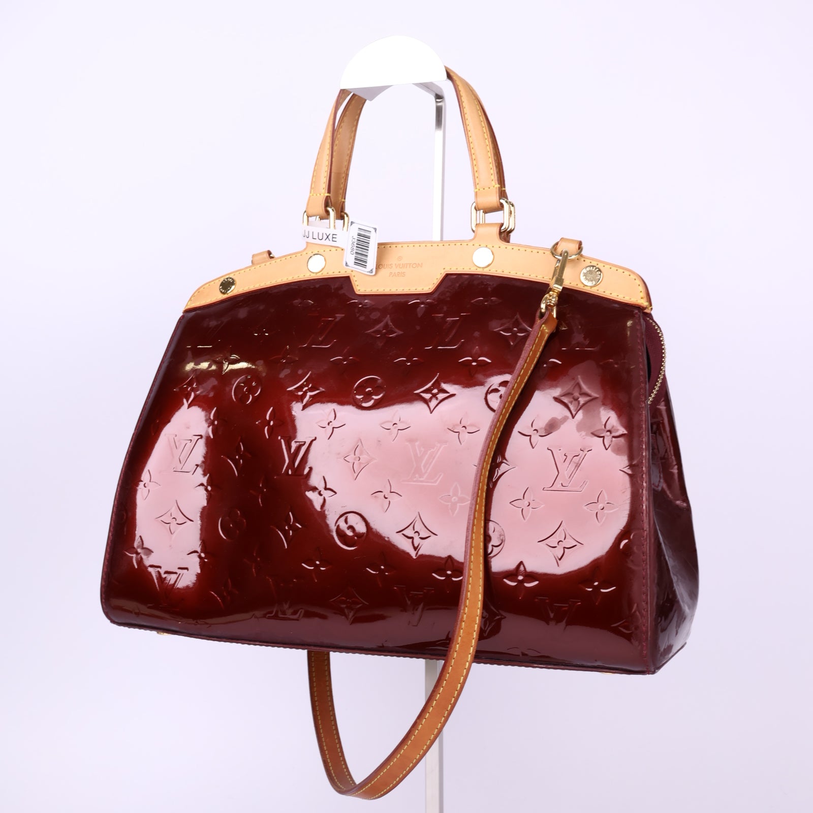 J3680-Louis Vuitton Monogram Vernis Brea MM satchel- Pre Owned