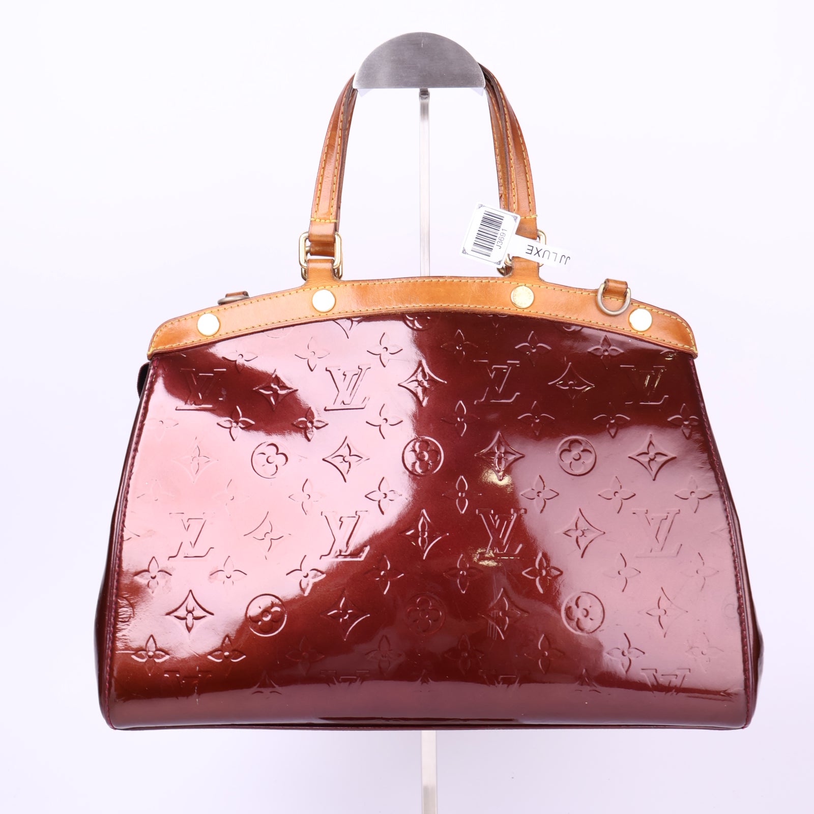 J3691-Louis Vuitton Monogram Embossed Bréa Leather Handbag - Pre Owned