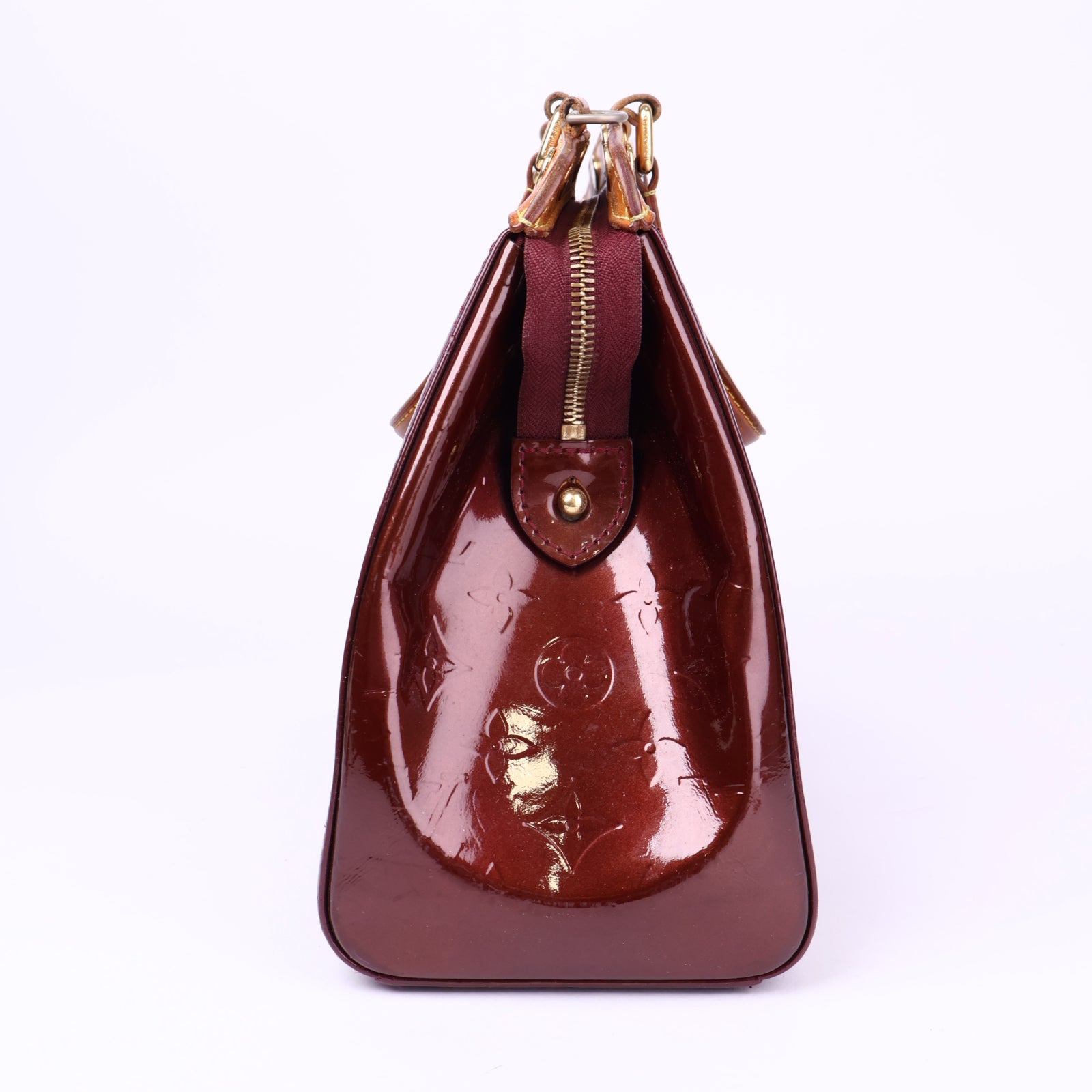 J3691-Louis Vuitton Monogram Embossed Bréa Leather Handbag - Pre Owned