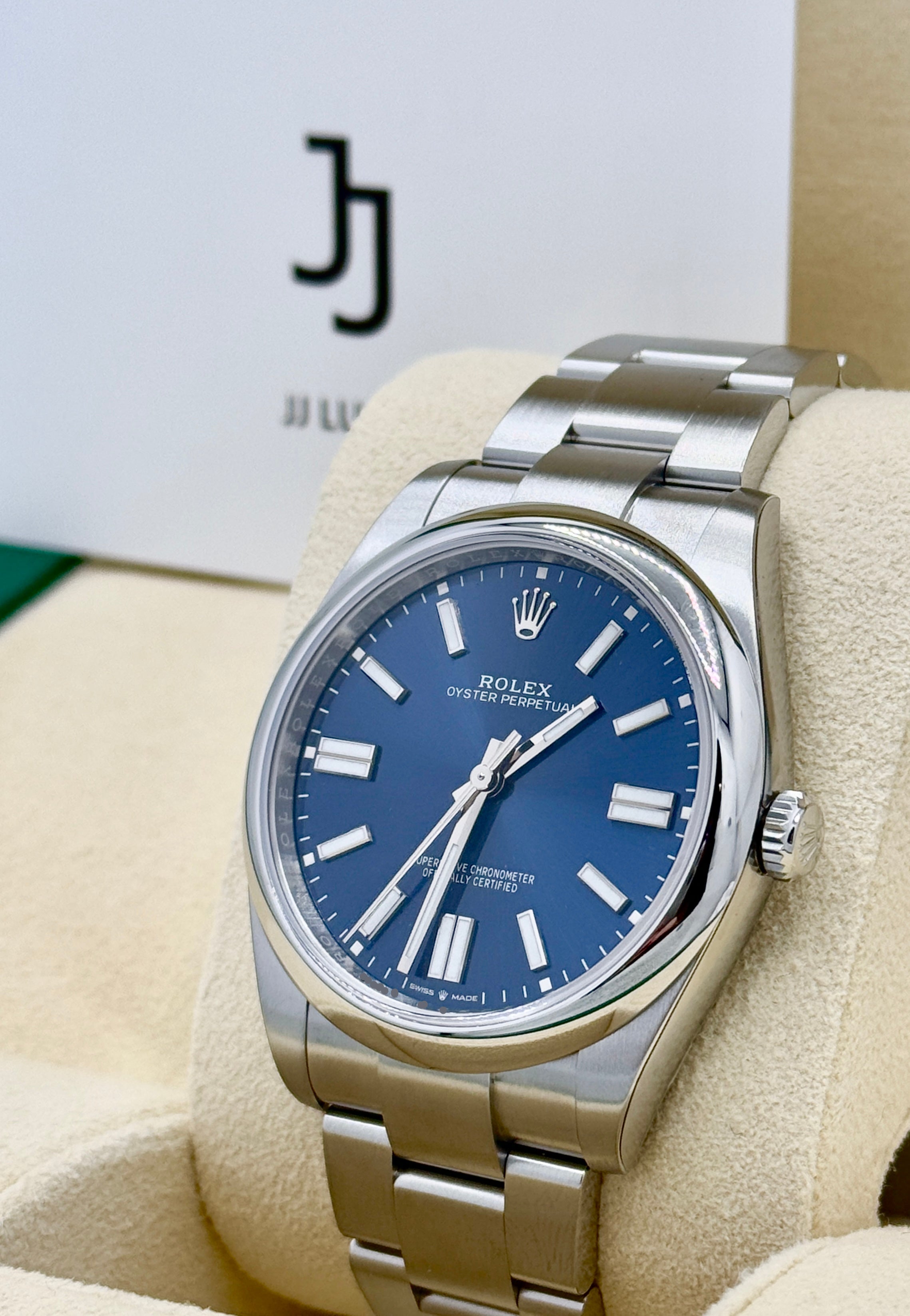 Rolex Oyster Perpetual Blue 41mm 124300