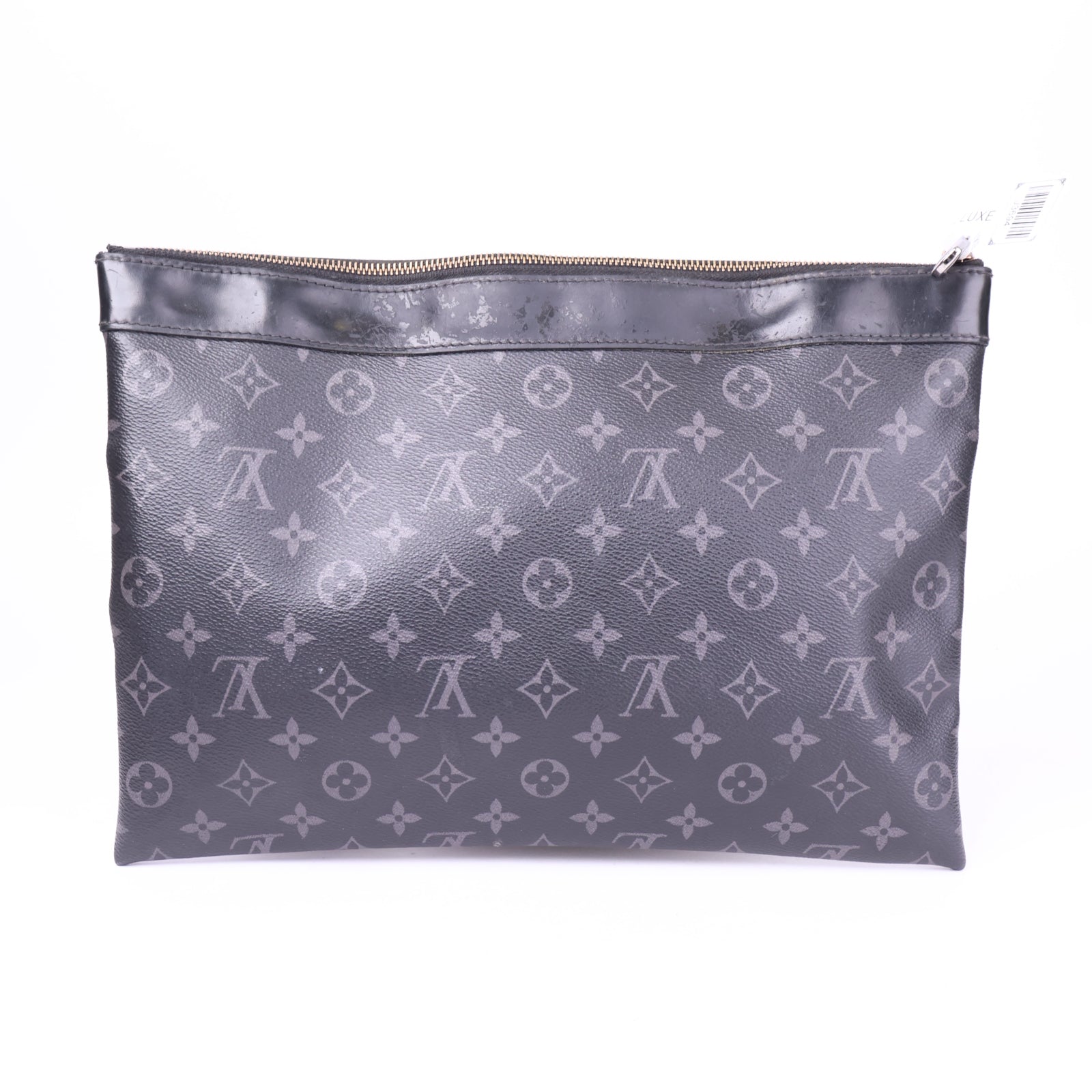 J3694-Louis Vuitton Discovery Pochette Monogram Eclipse Canvas GM pouch- Pre Owned