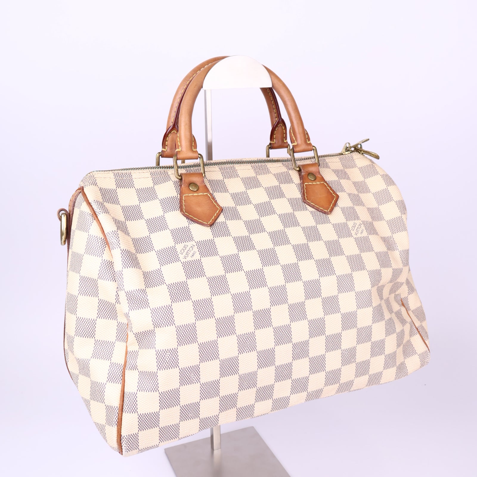 J3682-LOUIS VUITTON SPEEDY 30 DAMIER AZUR CANVAS- Pre Owned