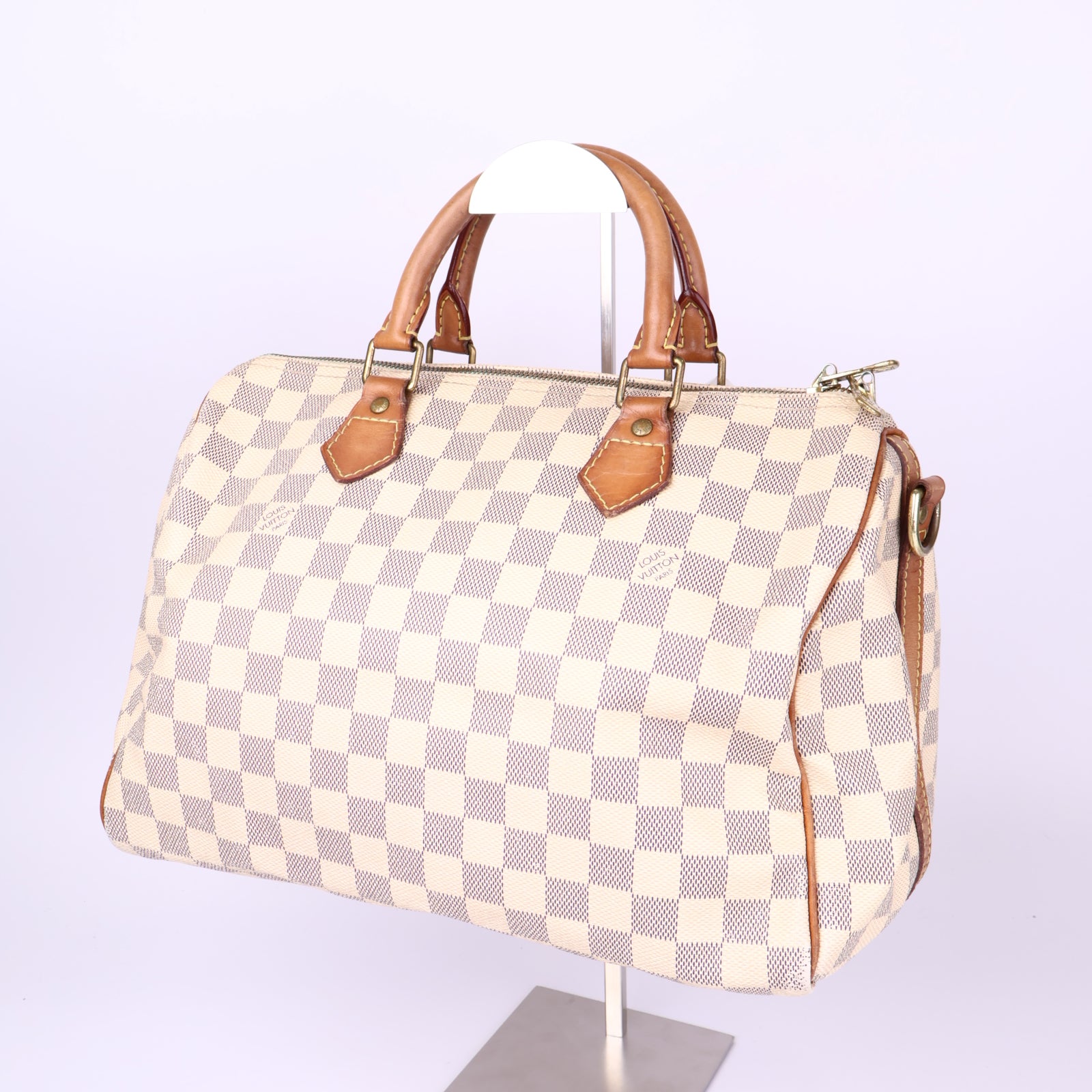 J3682-LOUIS VUITTON SPEEDY 30 DAMIER AZUR CANVAS- Pre Owned