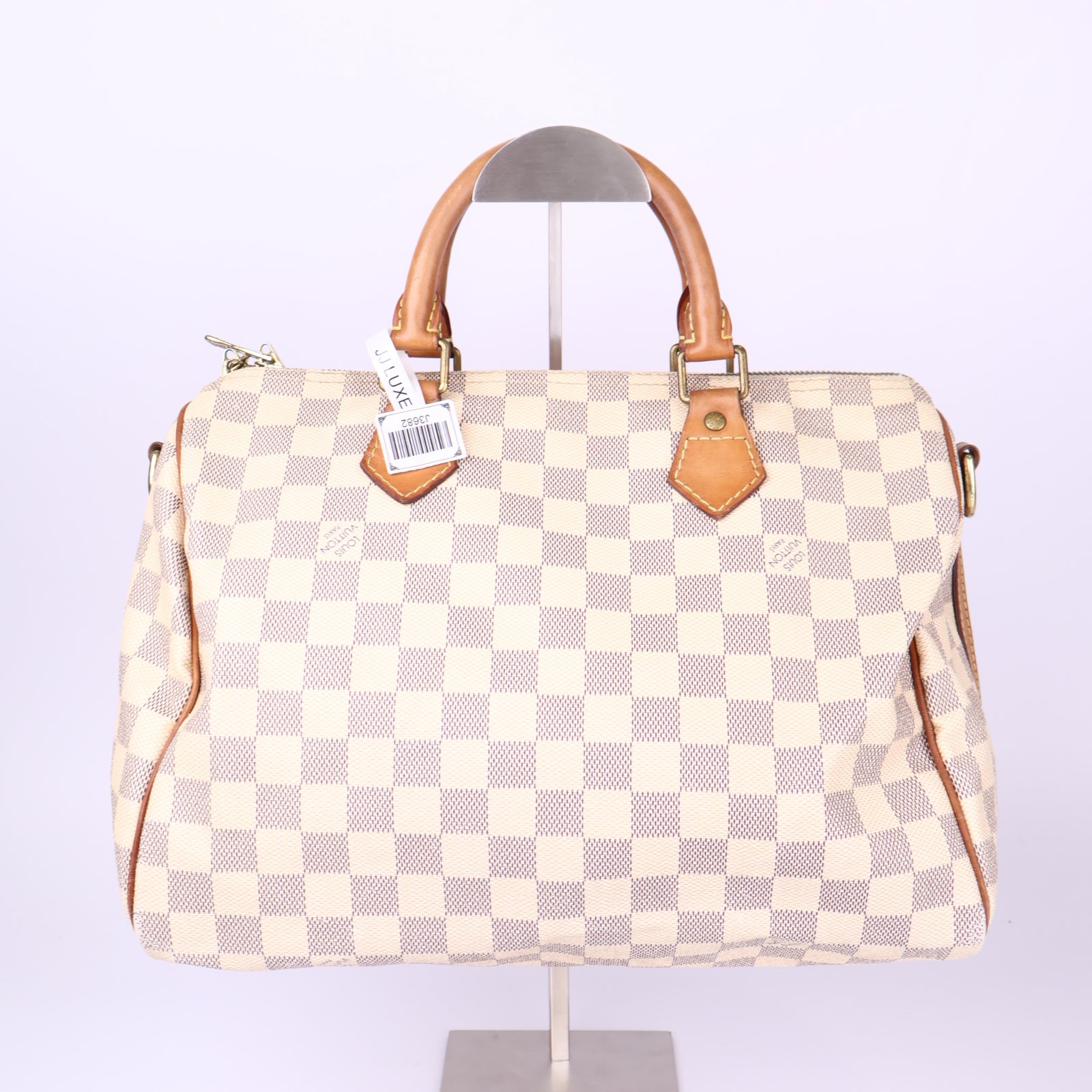J3682-LOUIS VUITTON SPEEDY 30 DAMIER AZUR CANVAS- Pre Owned