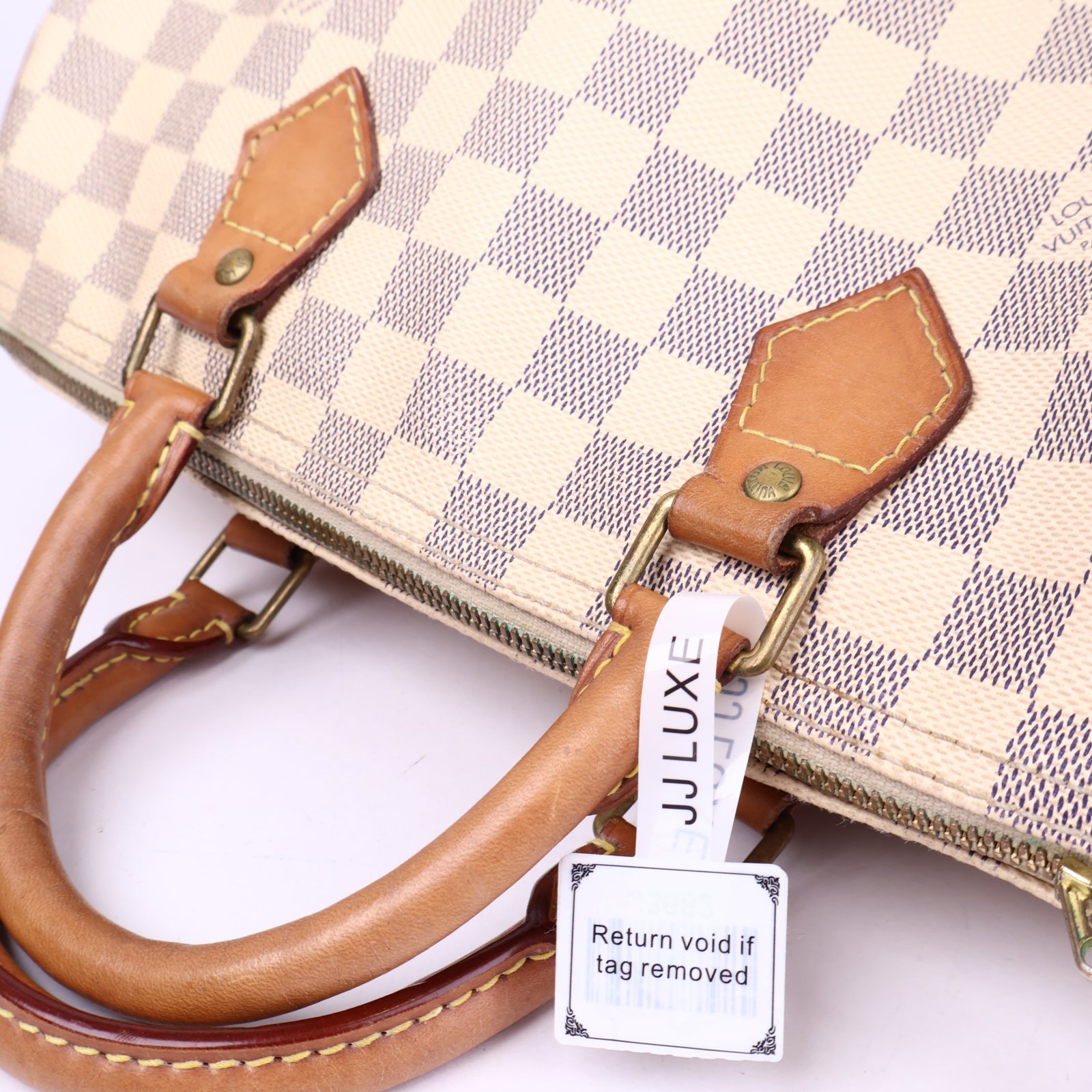 J3682-LOUIS VUITTON SPEEDY 30 DAMIER AZUR CANVAS- Pre Owned