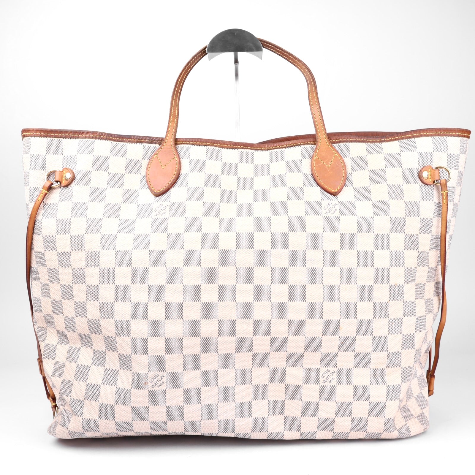 J3507 Louis Vuitton Damier Azur Neverfull GM Tote- Pre Owned