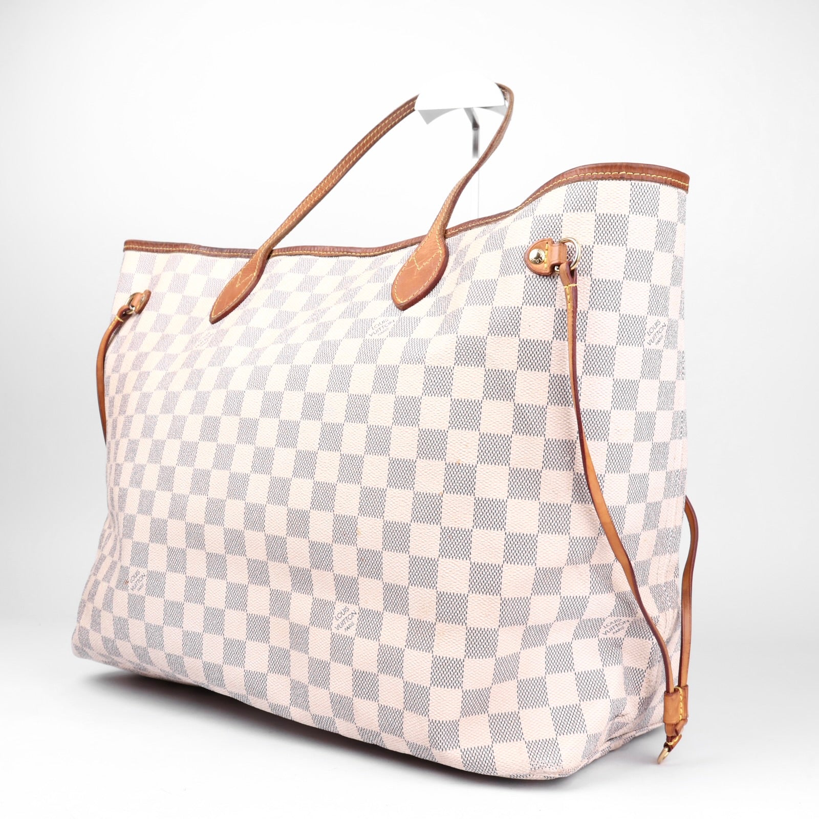 J3507 Louis Vuitton Damier Azur Neverfull GM Tote- Pre Owned