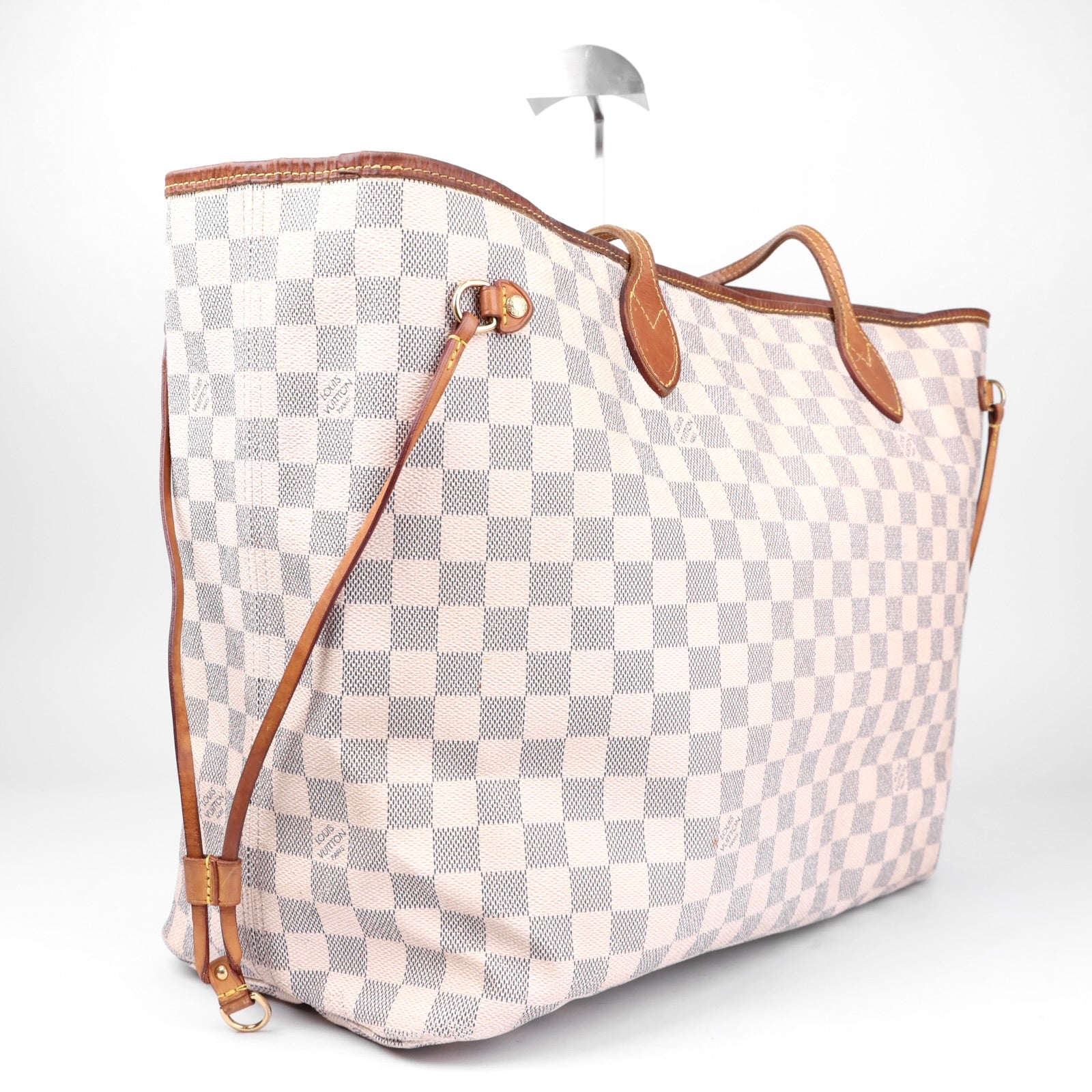 J3507 Louis Vuitton Damier Azur Neverfull GM Tote- Pre Owned