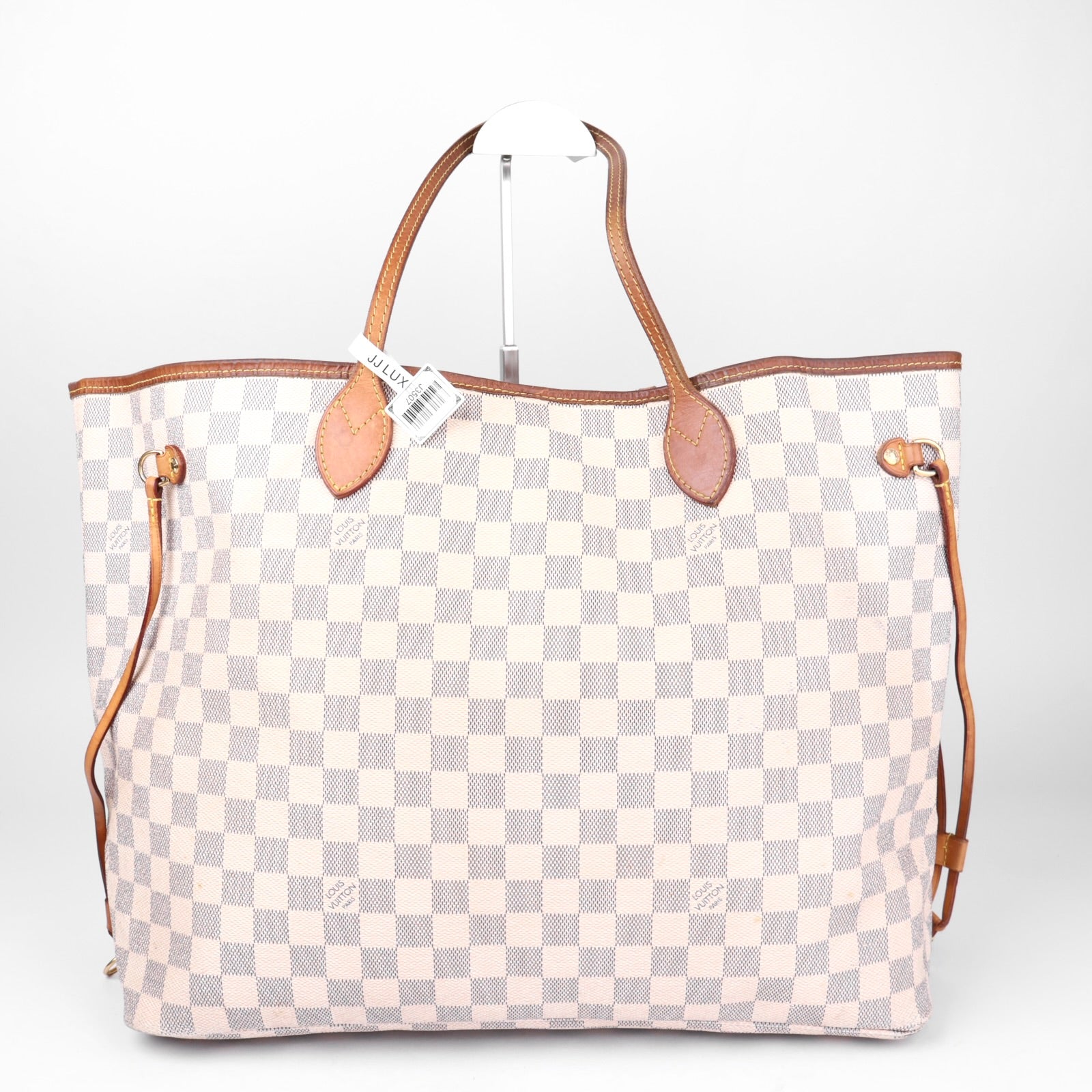 J3507 Louis Vuitton Damier Azur Neverfull GM Tote- Pre Owned