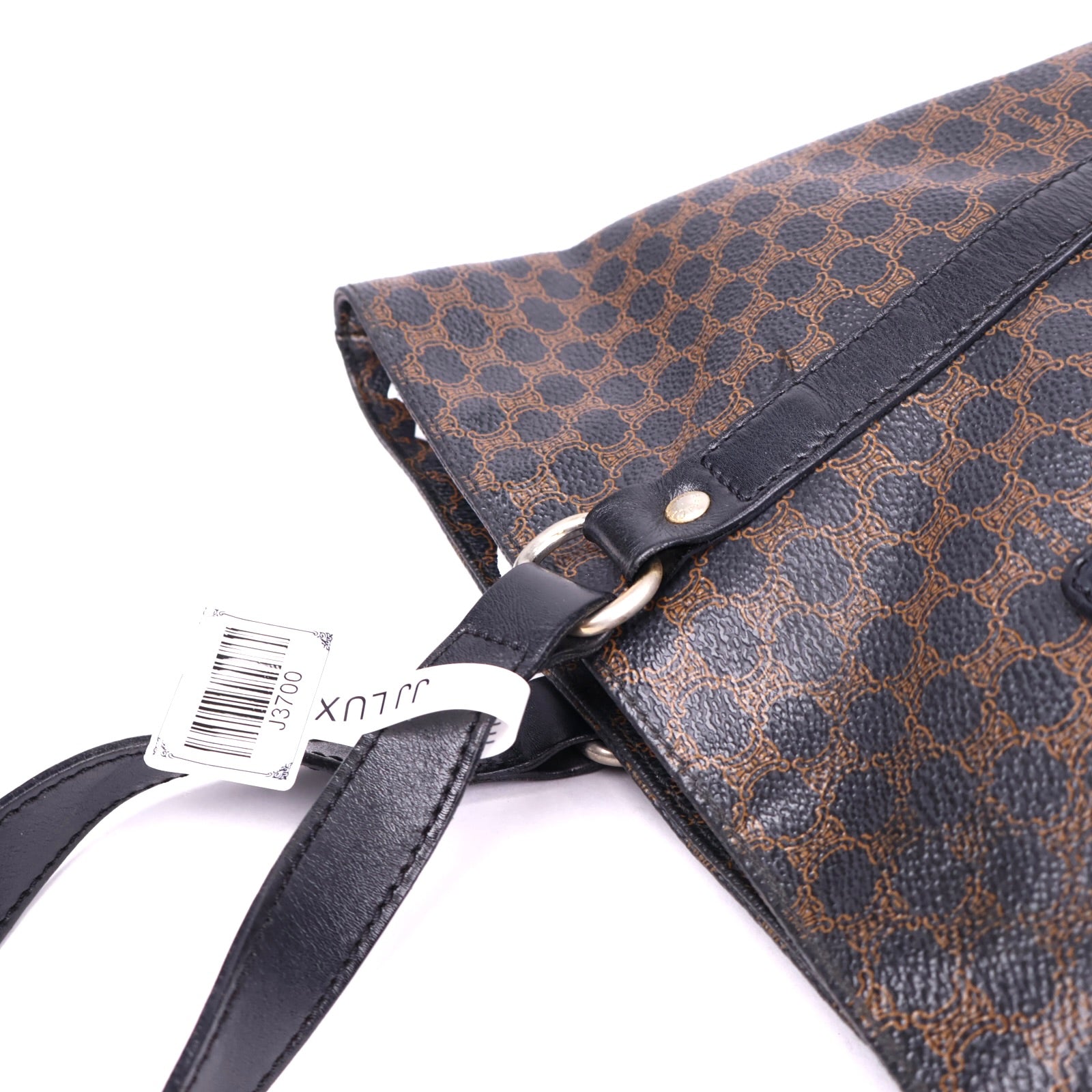 J3700 Céline CELINE Macadam Canvas Tote Bag PVC Leather- Pre Owned