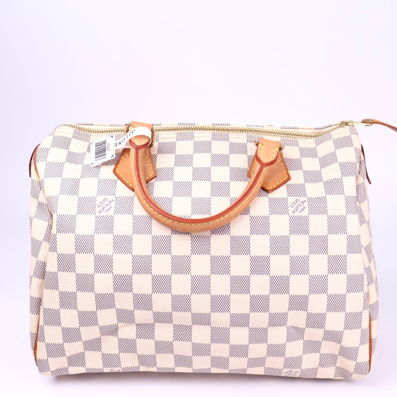J3701 Louis Vuitton Damier Azur Canvas Speedy 30 Bag- Pre Owned