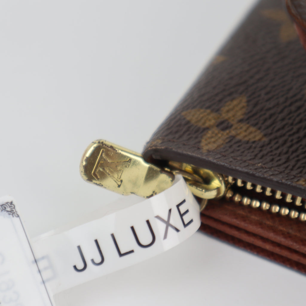 C1938 Louis Vuitton Wallet Monogram Portefeuille Tresor Bi-fold Wallet | Pre-Owned Very Good Brown Monogram Canvas