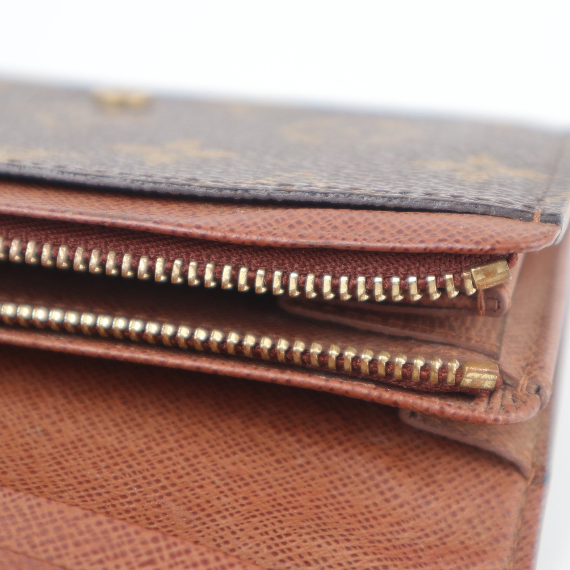 C1938 Louis Vuitton Wallet Monogram Portefeuille Tresor Bi-fold Wallet | Pre-Owned Very Good Brown Monogram Canvas