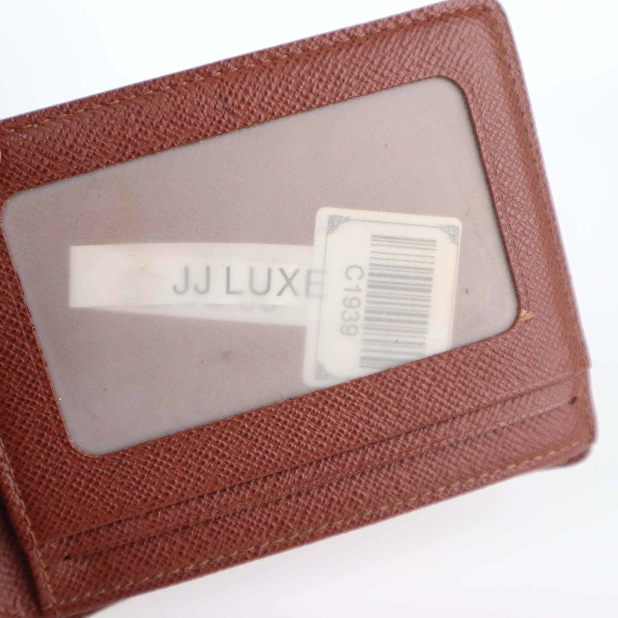 C1939 Louis Vuitton Wallet Monogram Billfold with 9 Credit Card Slots Wallet | Pre-Owned Very Good Red Monogram Canvas