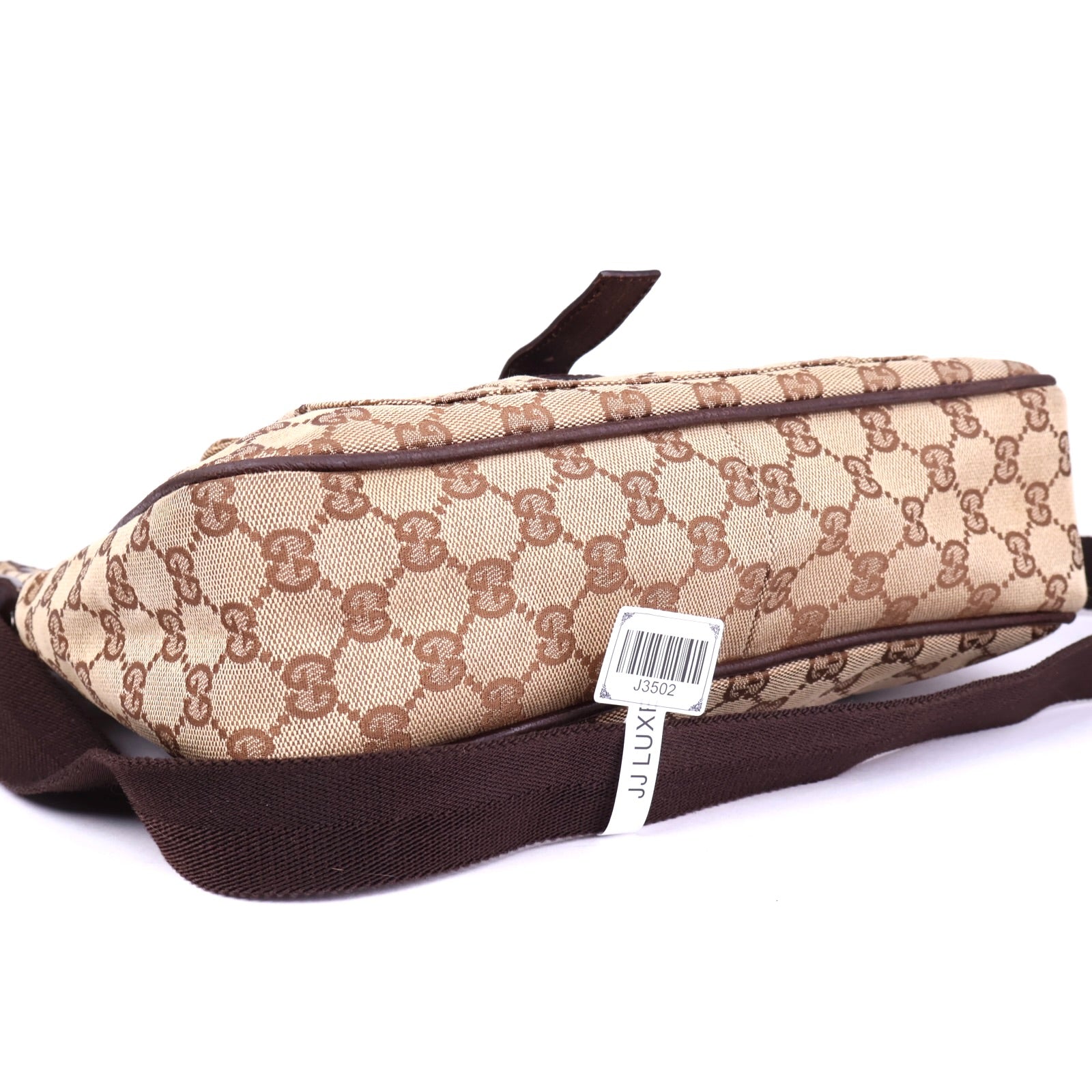J3502 Gucci Brown GG Canvas Crossbody- Pre Owned