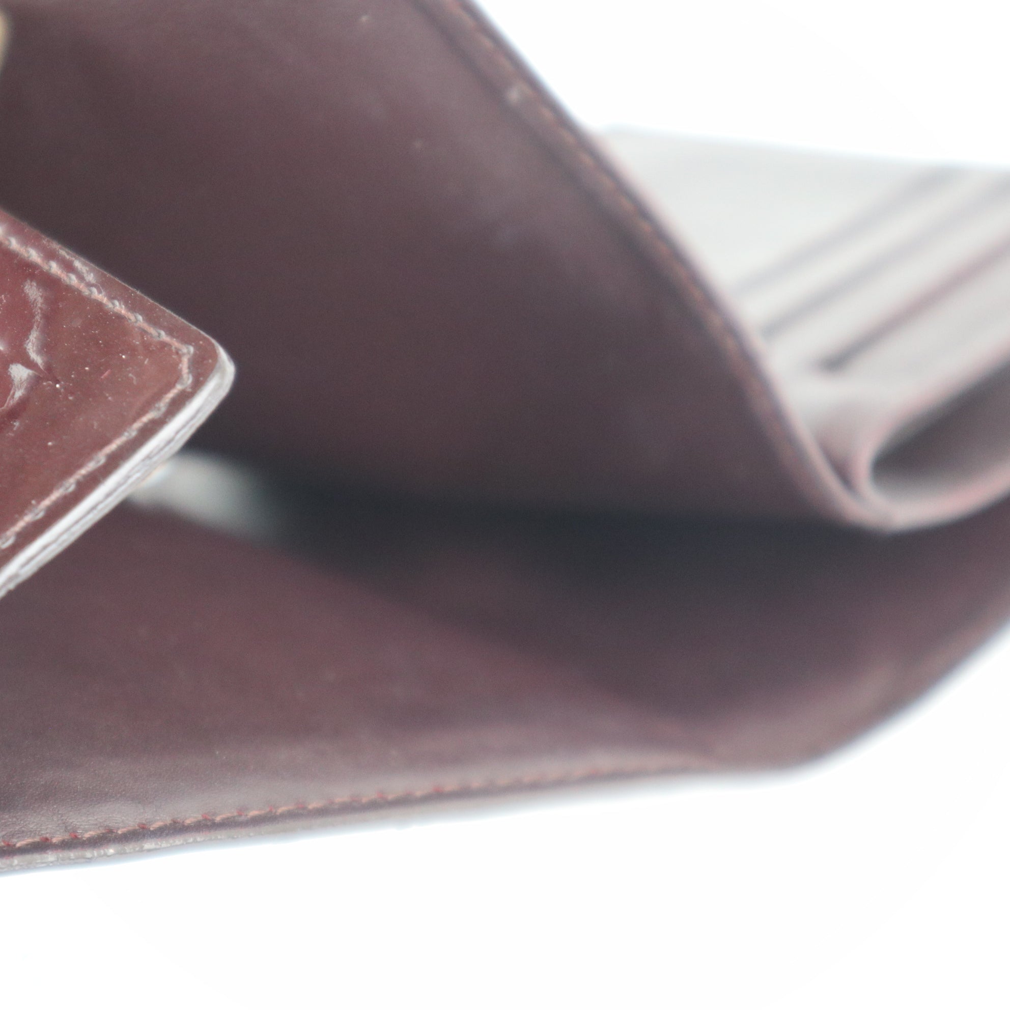 C1942 Louis Vuitton Wallet Monogram Vernis Koala | Pre-Owned Very Good Brown Monogram Canvas, Leather, Patent leather