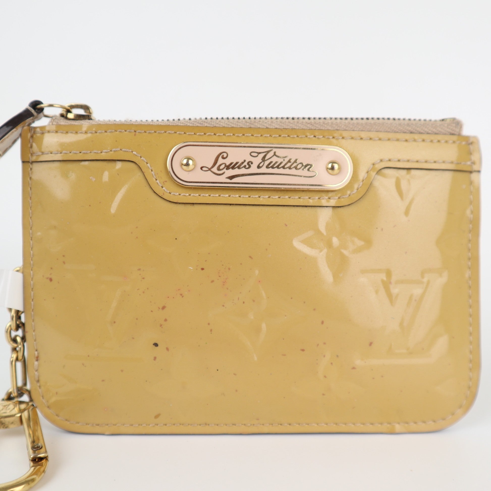 C1943# Louis Vuitton Coin Purse Vernis Pochette Cles Coin Purse Wallet | Pre-Owned Very Good Leather, Patent leather