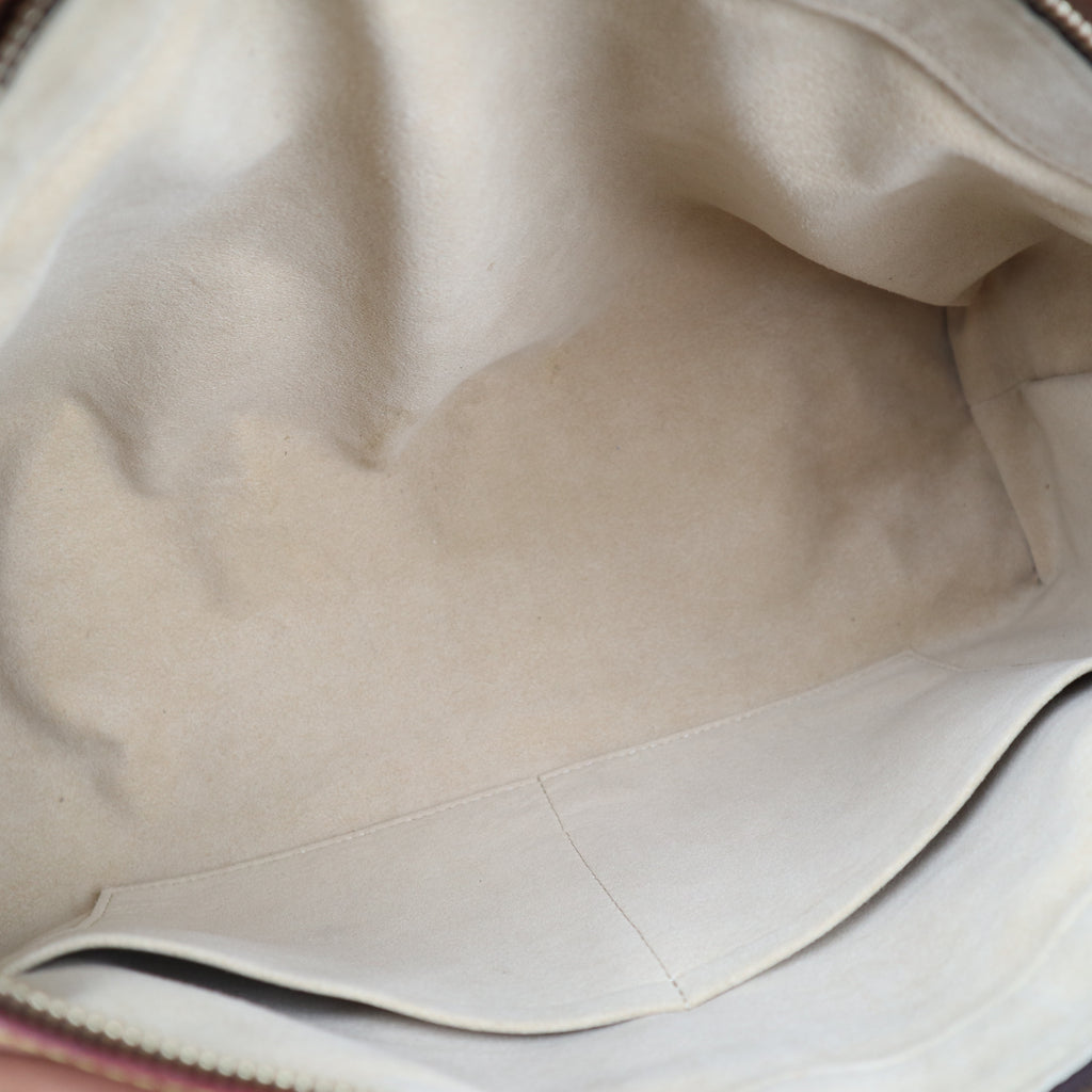 C2845 Louis Vuitton Shoulder Bag Boétie MM | Pre-Owned Very Good Brown Monogram coated canvas, leather trim