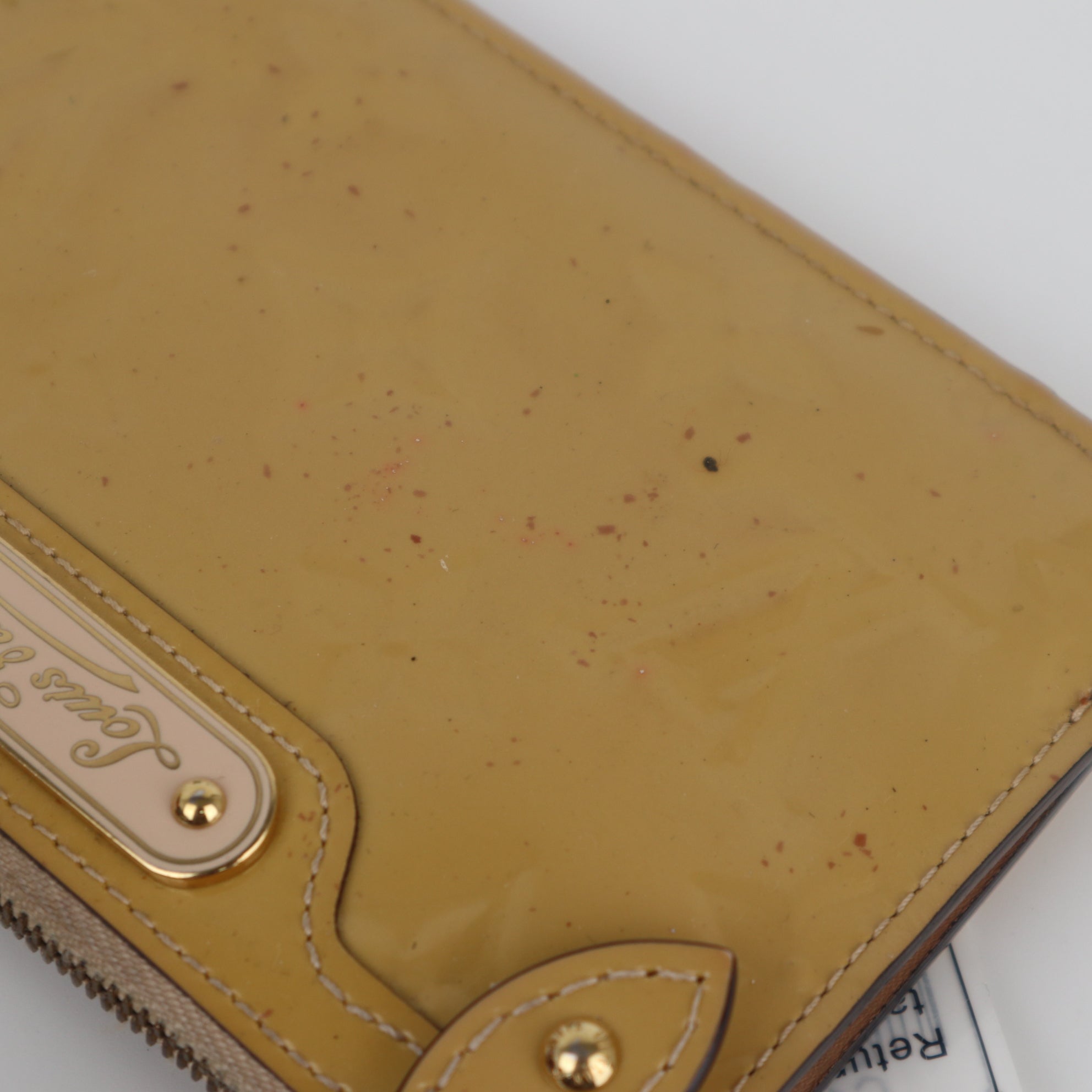 C1943# Louis Vuitton Coin Purse Vernis Pochette Cles Coin Purse Wallet | Pre-Owned Very Good Leather, Patent leather