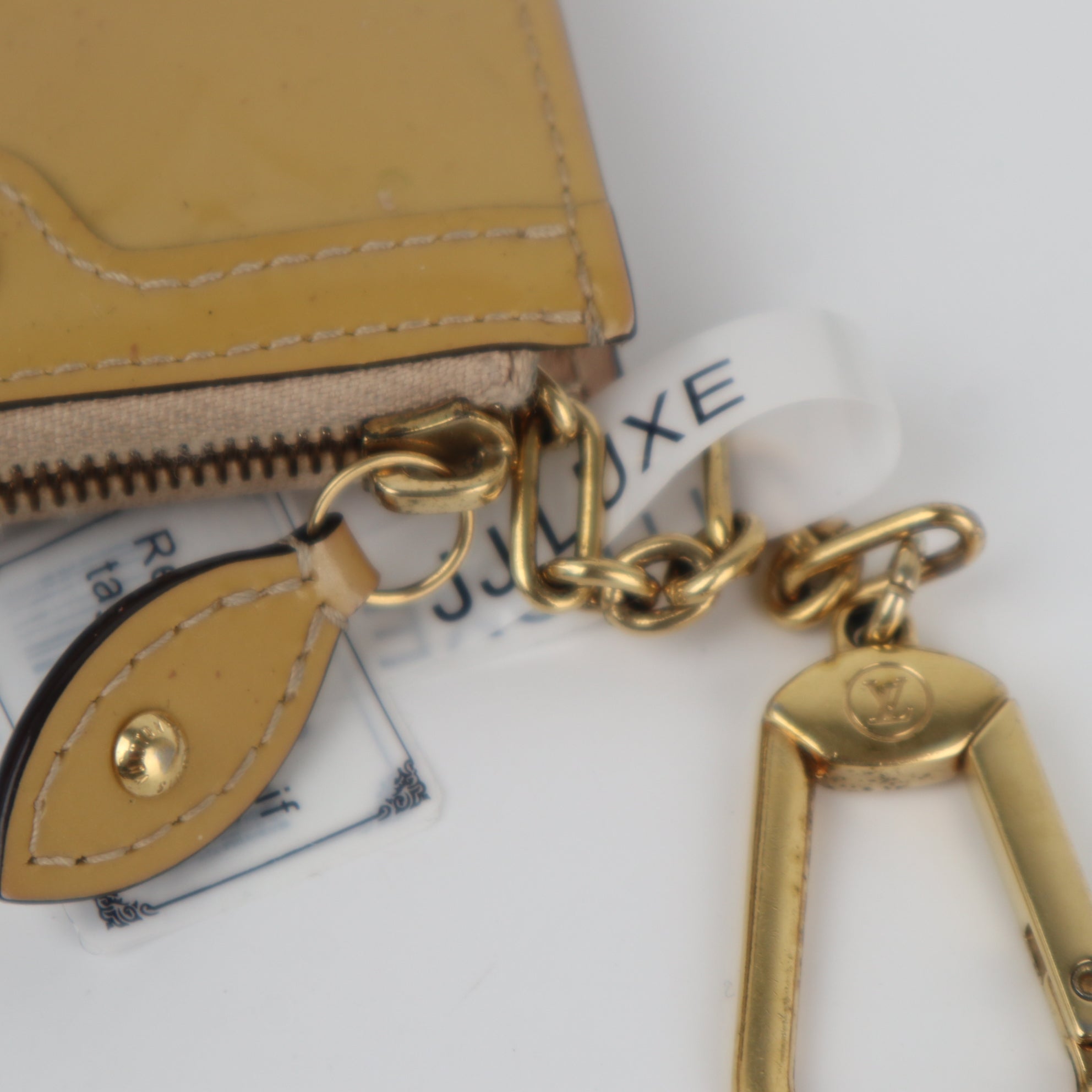 C1943# Louis Vuitton Coin Purse Vernis Pochette Cles Coin Purse Wallet | Pre-Owned Very Good Leather, Patent leather