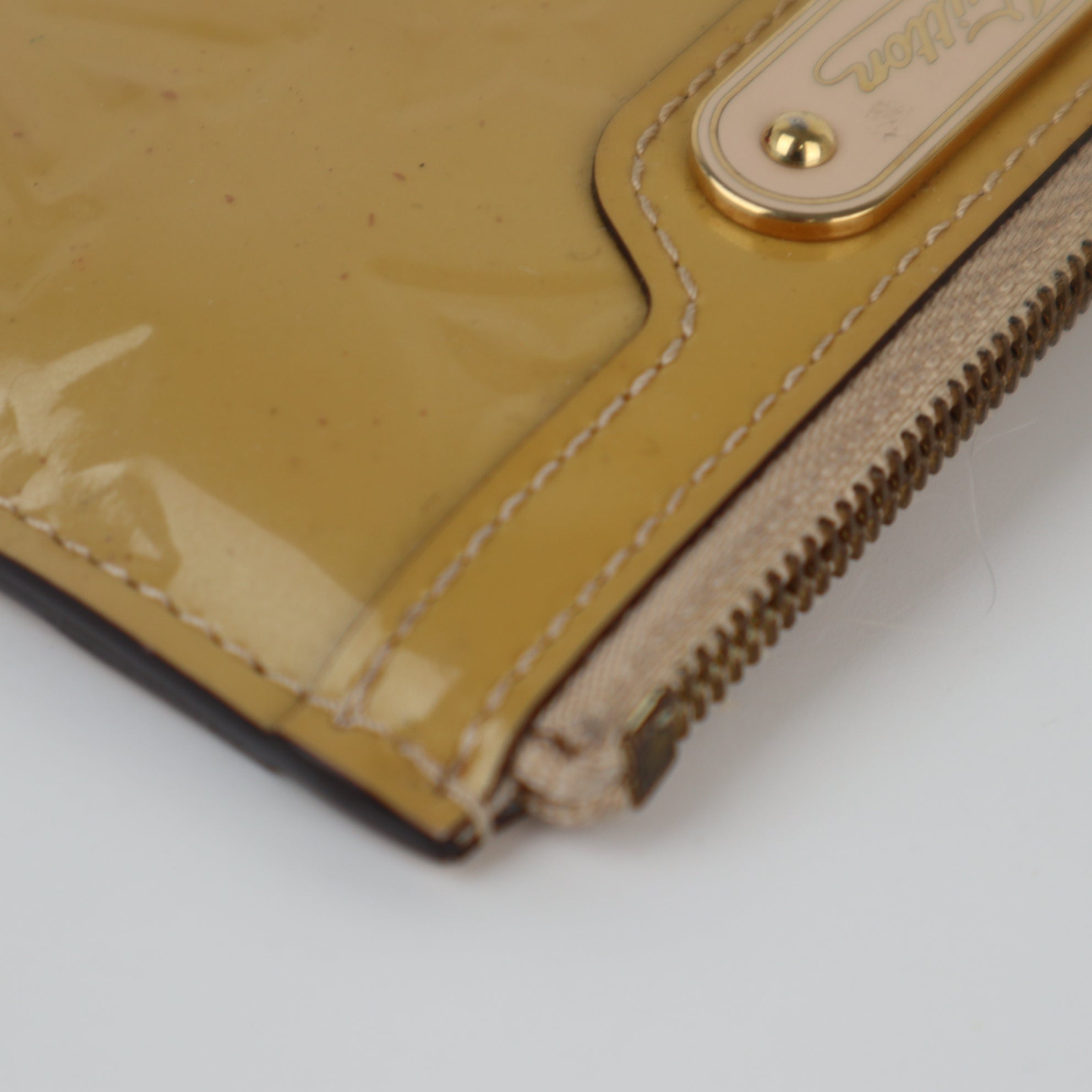 C1943# Louis Vuitton Coin Purse Vernis Pochette Cles Coin Purse Wallet | Pre-Owned Very Good Leather, Patent leather