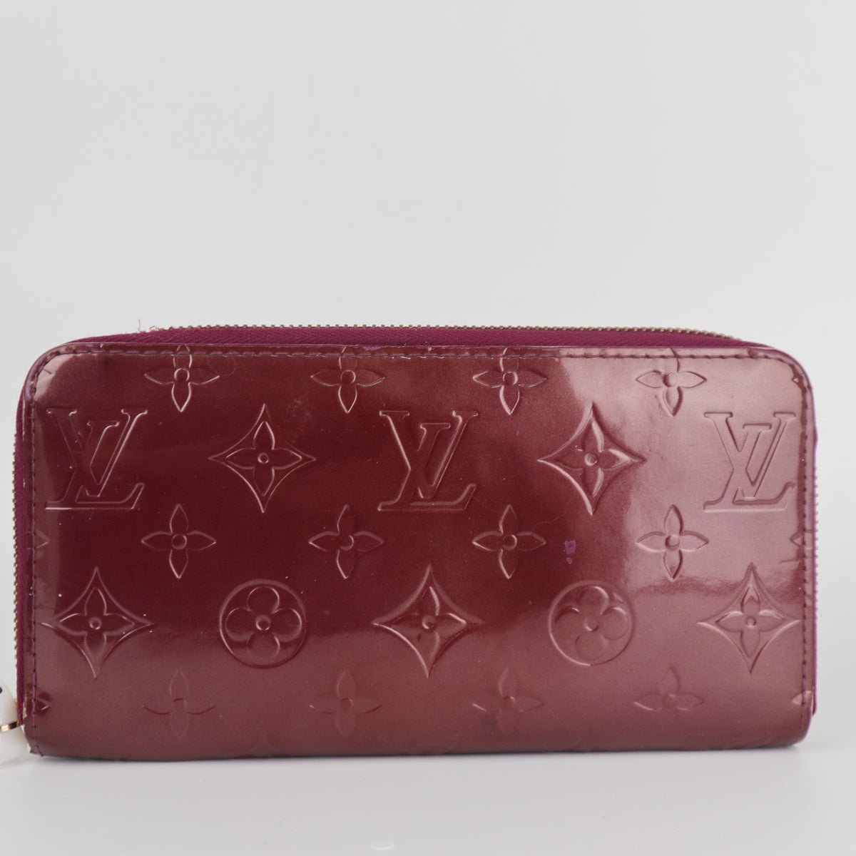 C1944 Louis Vuitton Wallet Monogram Vernis Zippy Wallet | Pre-Owned Very Good Brown Monogram Canvas, Leather, Patent leather