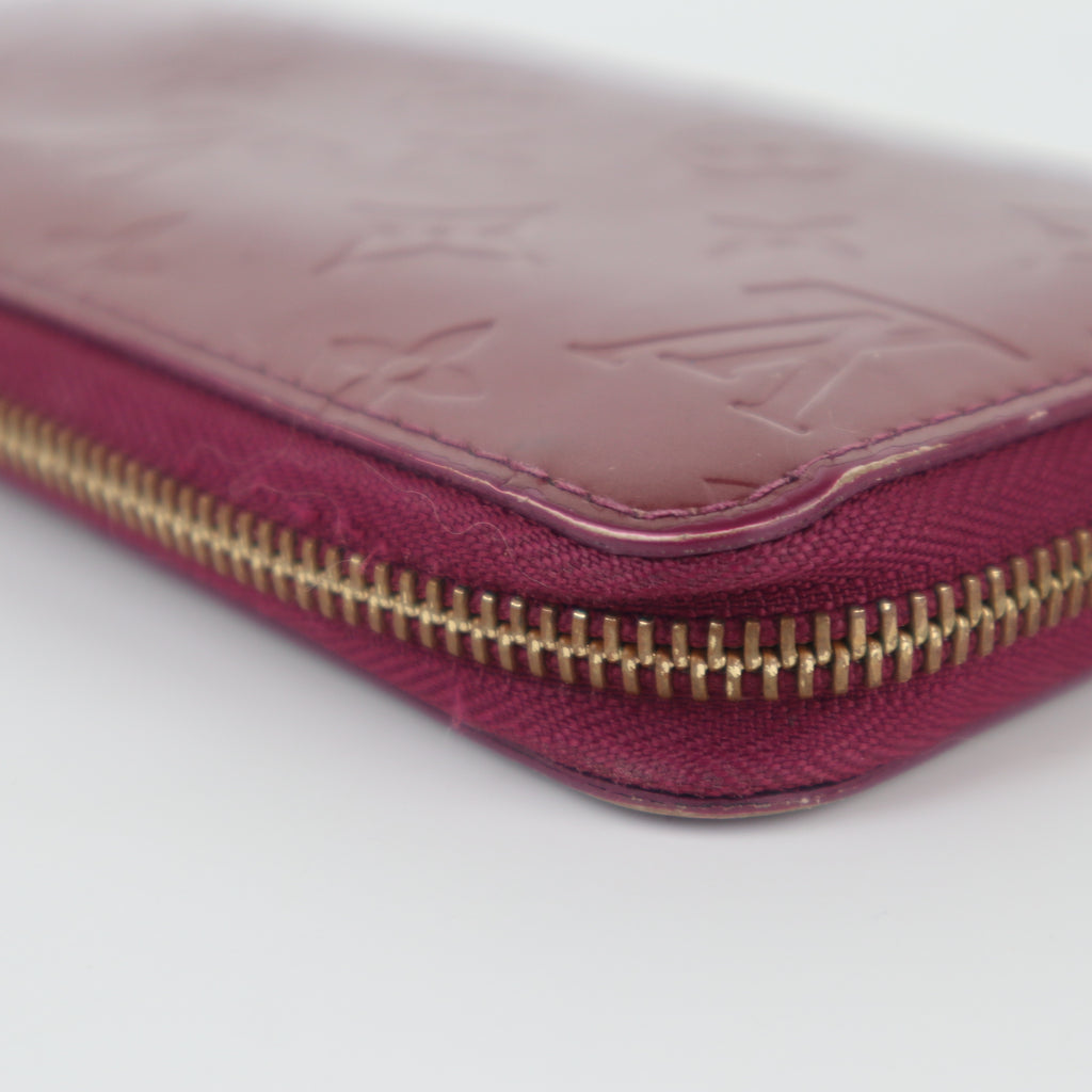 C1944 Louis Vuitton Wallet Monogram Vernis Zippy Wallet | Pre-Owned Very Good Brown Monogram Canvas, Leather, Patent leather
