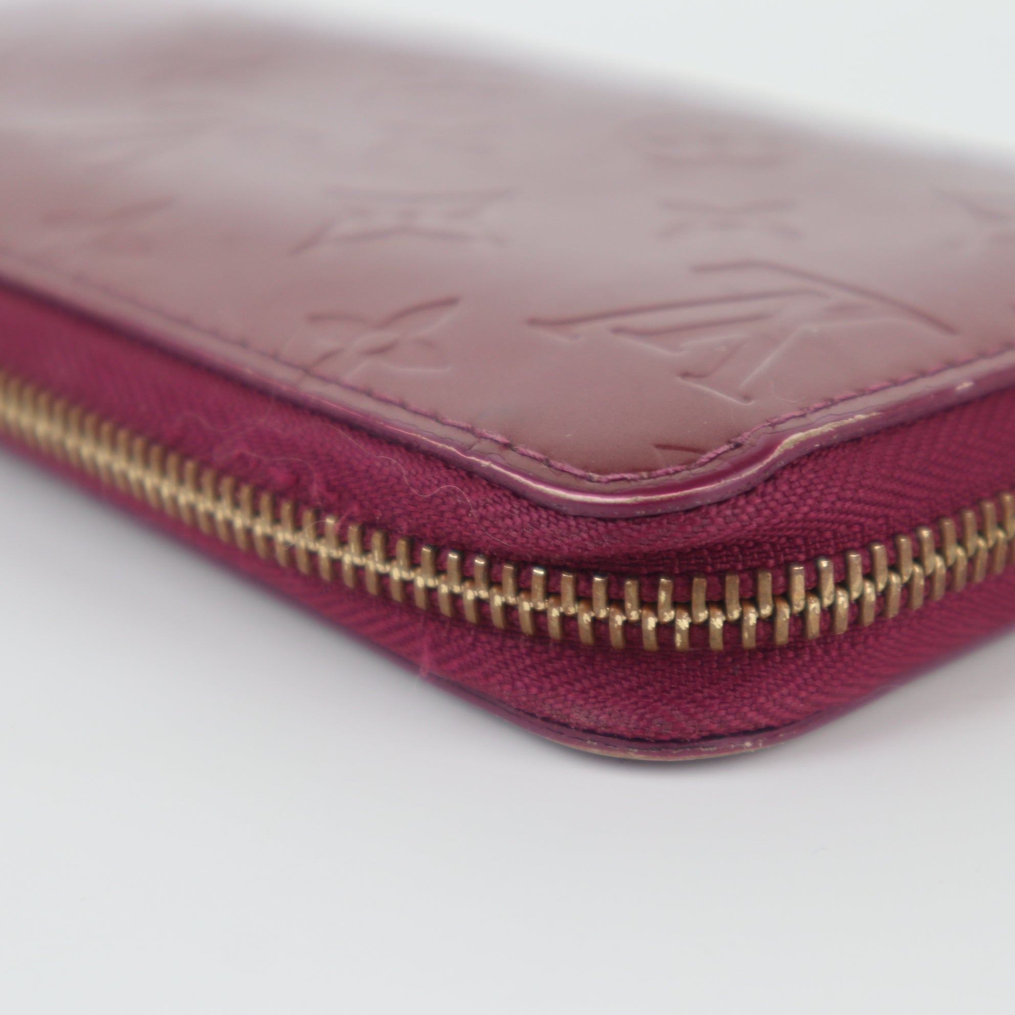 C1944 Louis Vuitton Wallet Monogram Vernis Zippy Wallet | Pre-Owned Very Good Brown Monogram Canvas, Leather, Patent leather