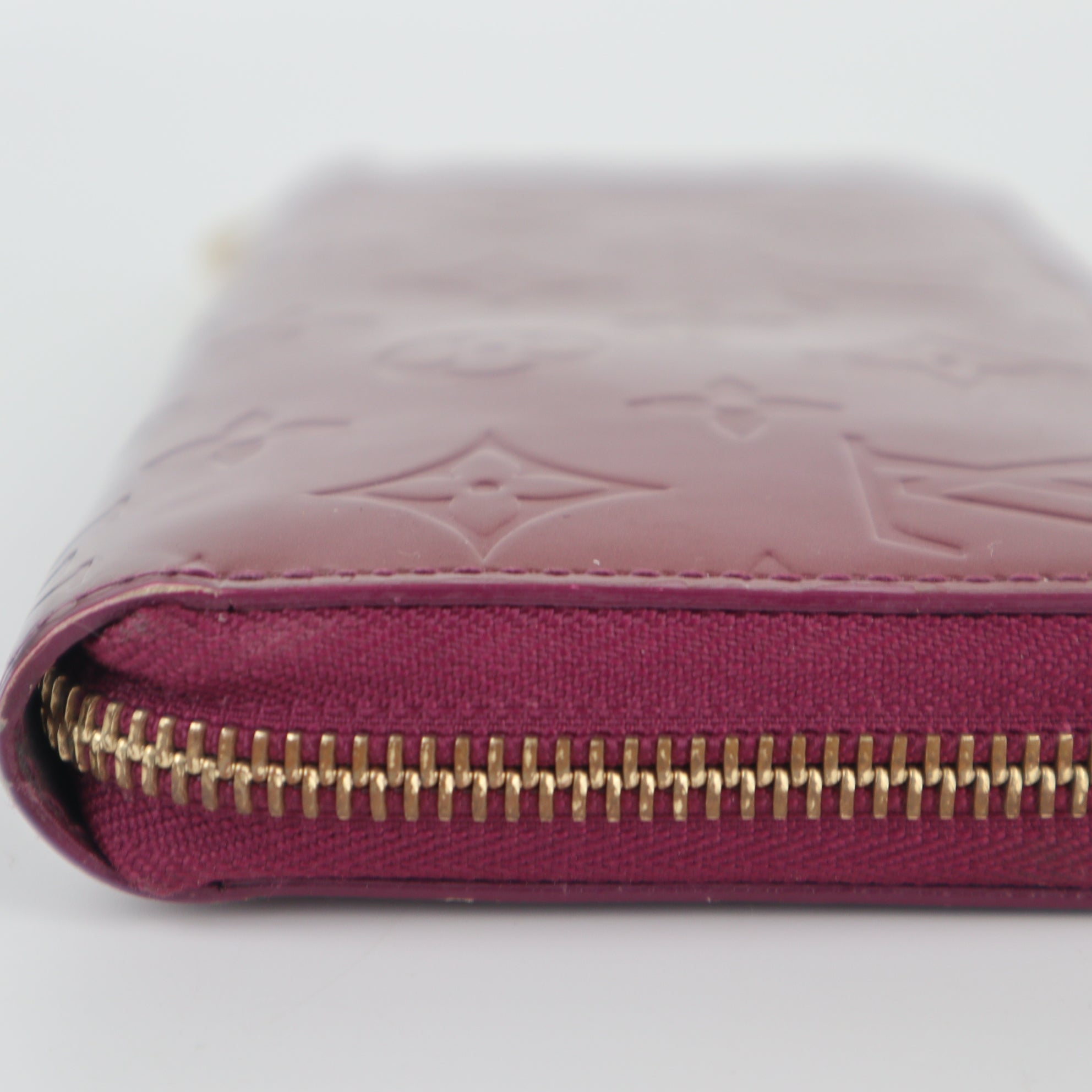 C1944 Louis Vuitton Wallet Monogram Vernis Zippy Wallet | Pre-Owned Very Good Brown Monogram Canvas, Leather, Patent leather
