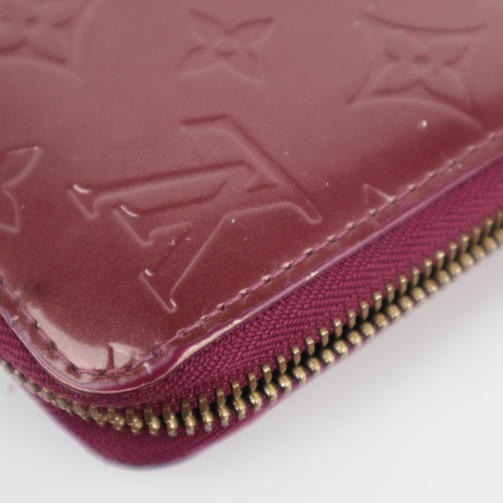 C1944 Louis Vuitton Wallet Monogram Vernis Zippy Wallet | Pre-Owned Very Good Brown Monogram Canvas, Leather, Patent leather