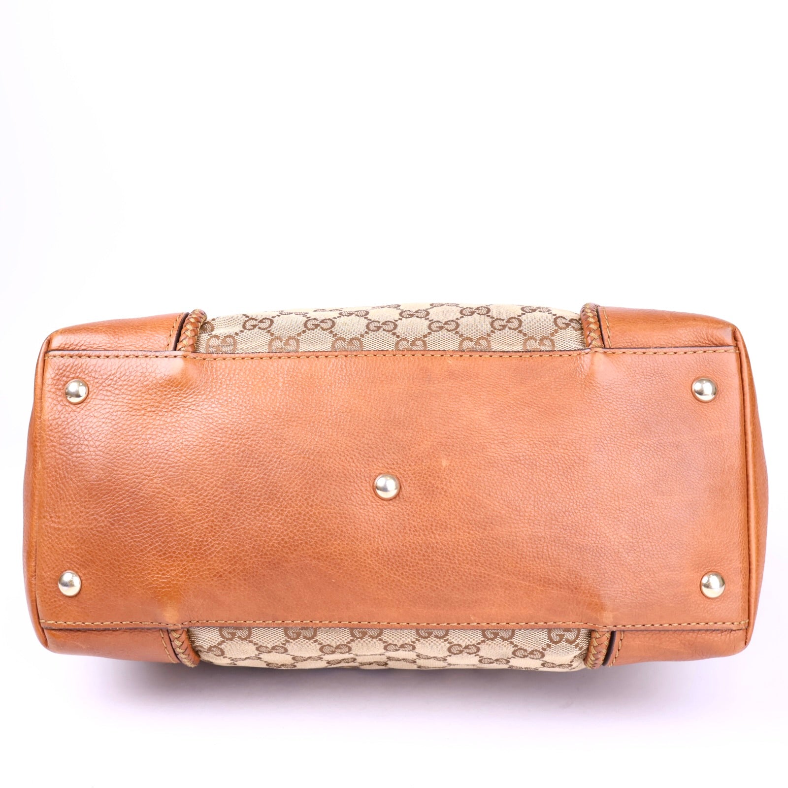 J3500 Gucci GG Marrakech Shopper Tote Brown- Pre Owned