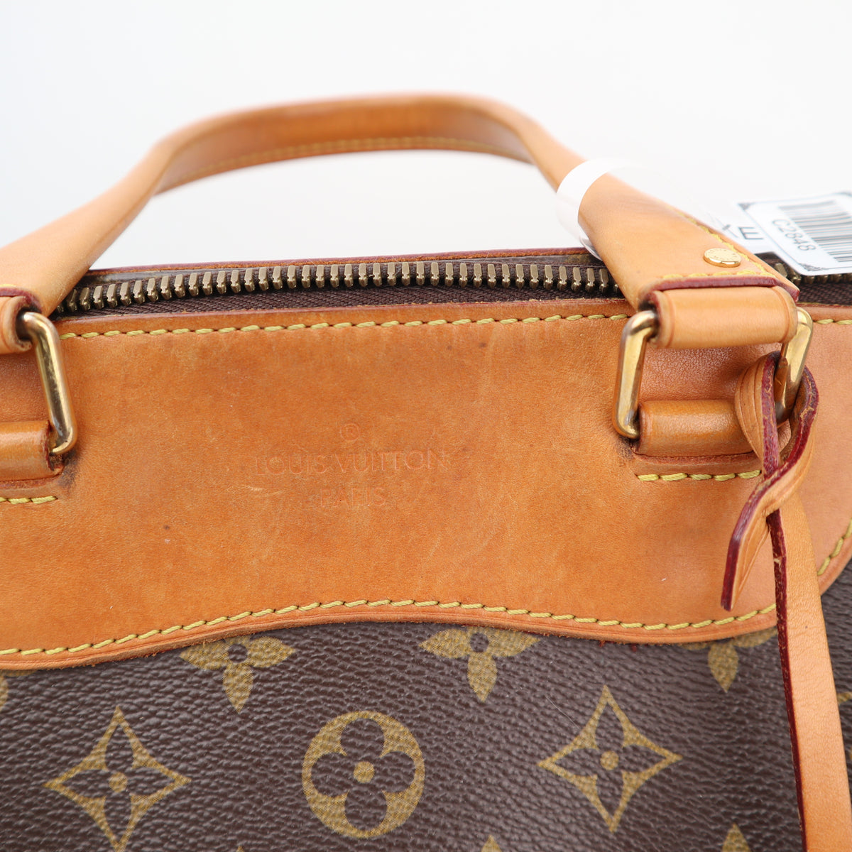 C2848 Louis Vuitton Top Handle Bag Retiro PM | Pre-Owned Very Good Brown Monogram coated canvas, leather trim