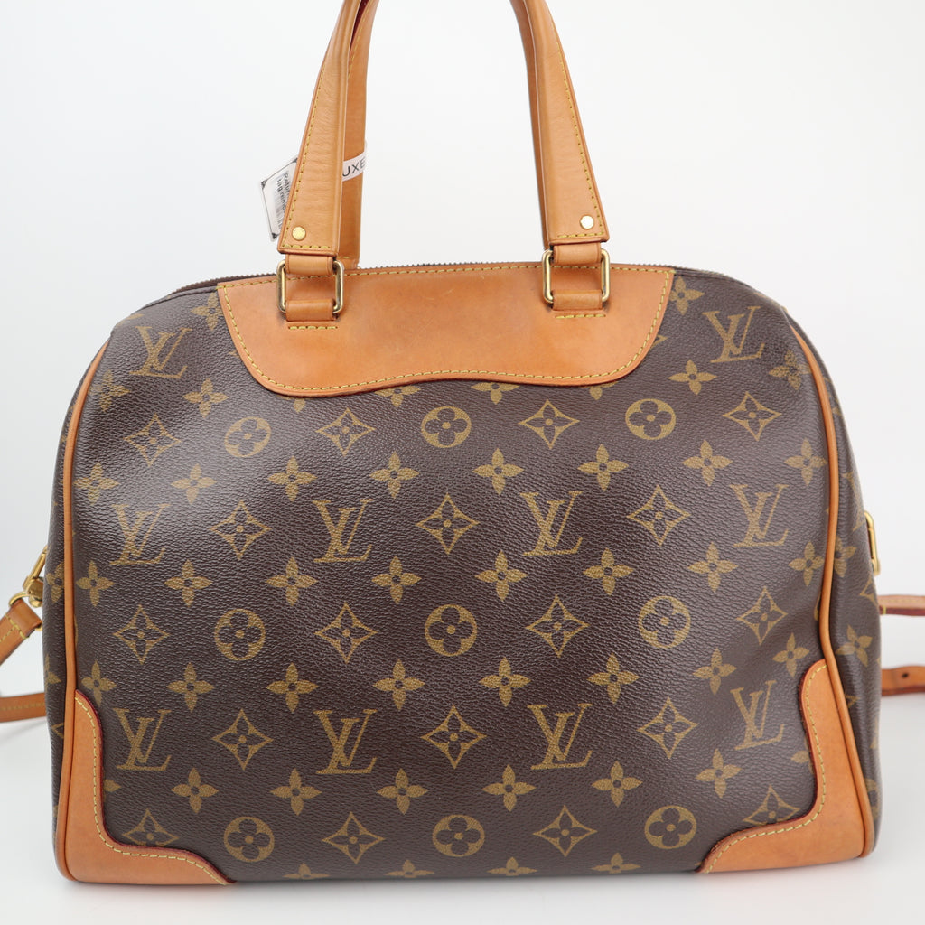 C2848 Louis Vuitton Top Handle Bag Retiro PM | Pre-Owned Very Good Brown Monogram coated canvas, leather trim