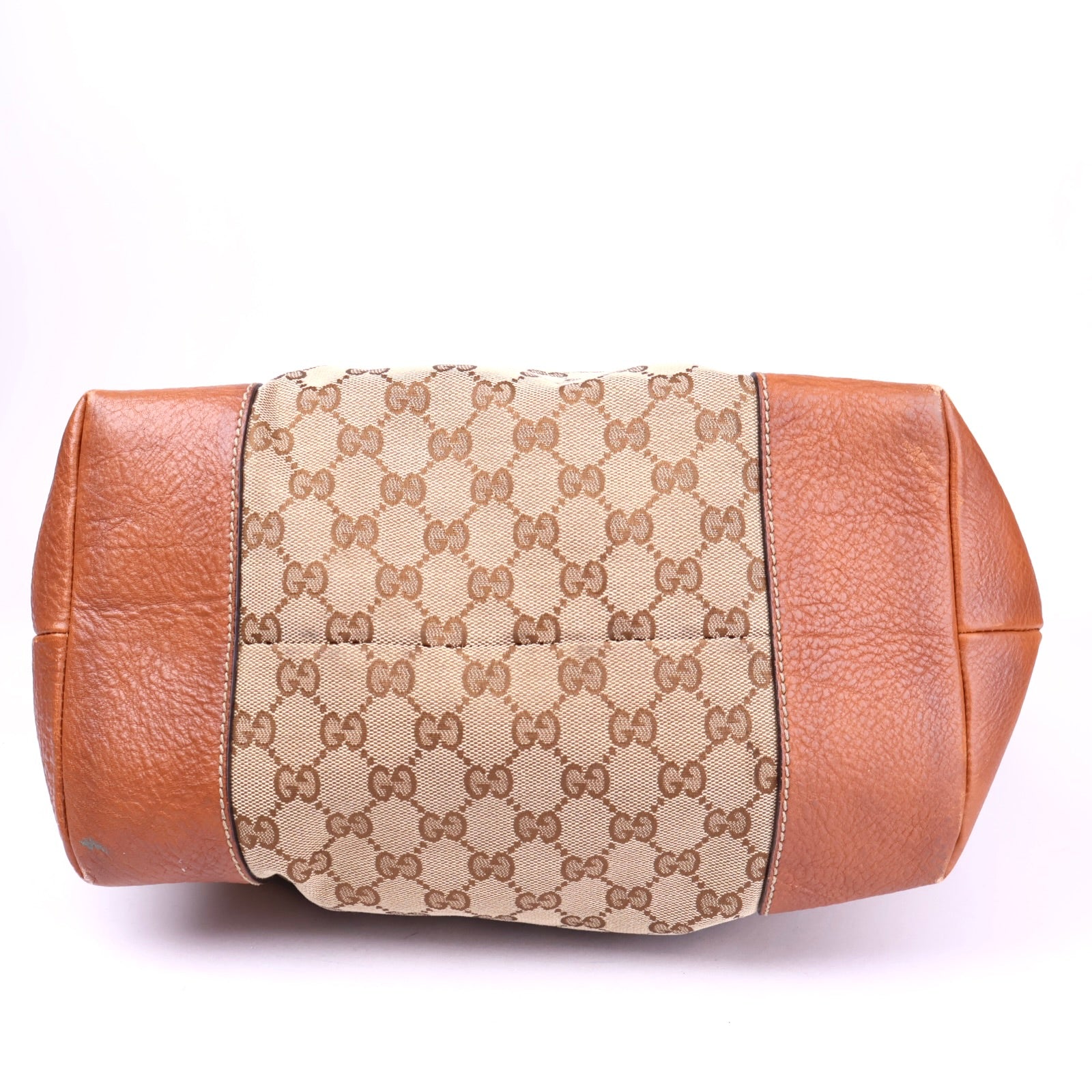 J3417 Gucci GG Canvas Medium Charm Tote- Pre Owned