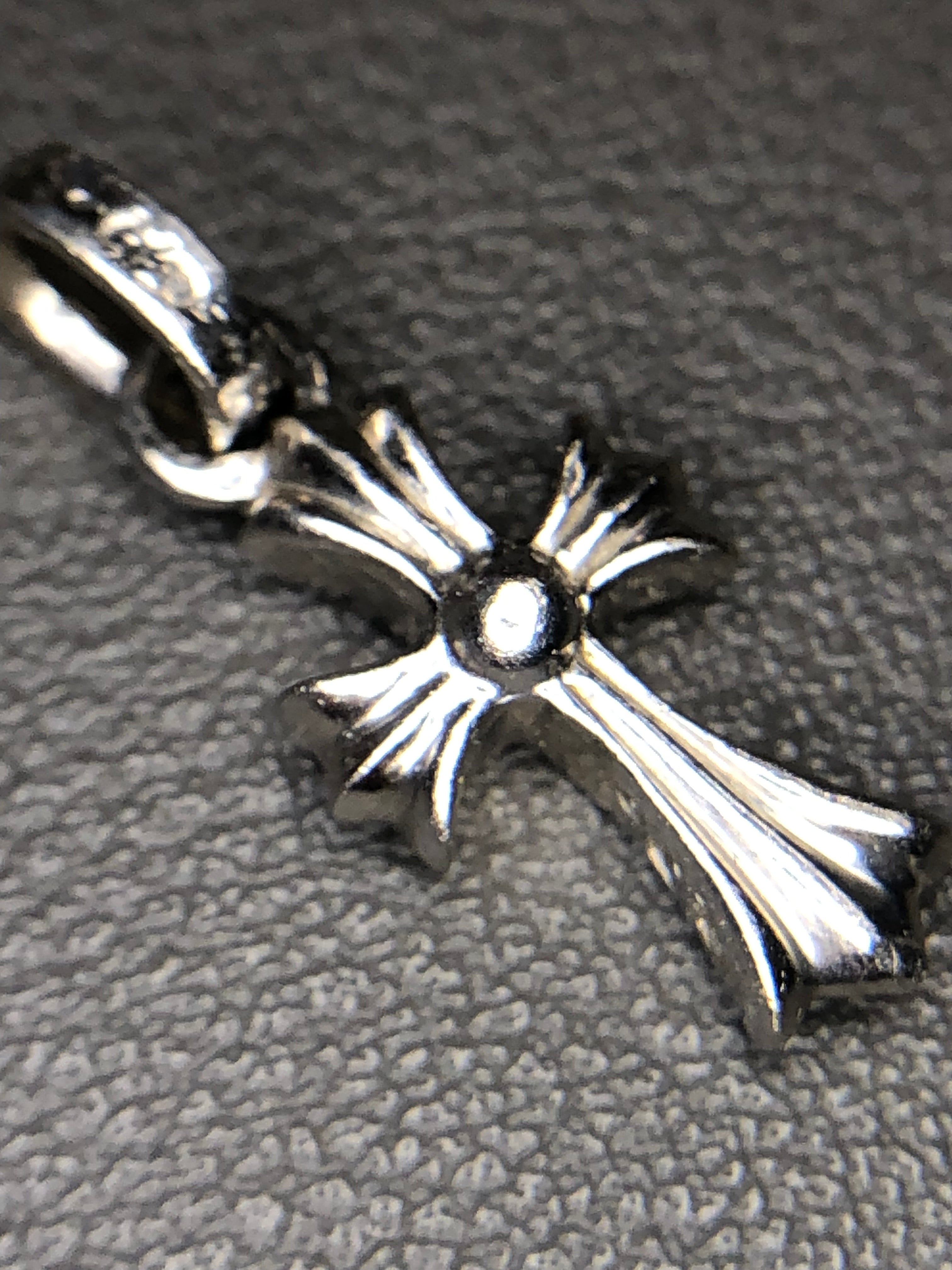 Chrome Hearts Pendant Pink Sapphire White Gold