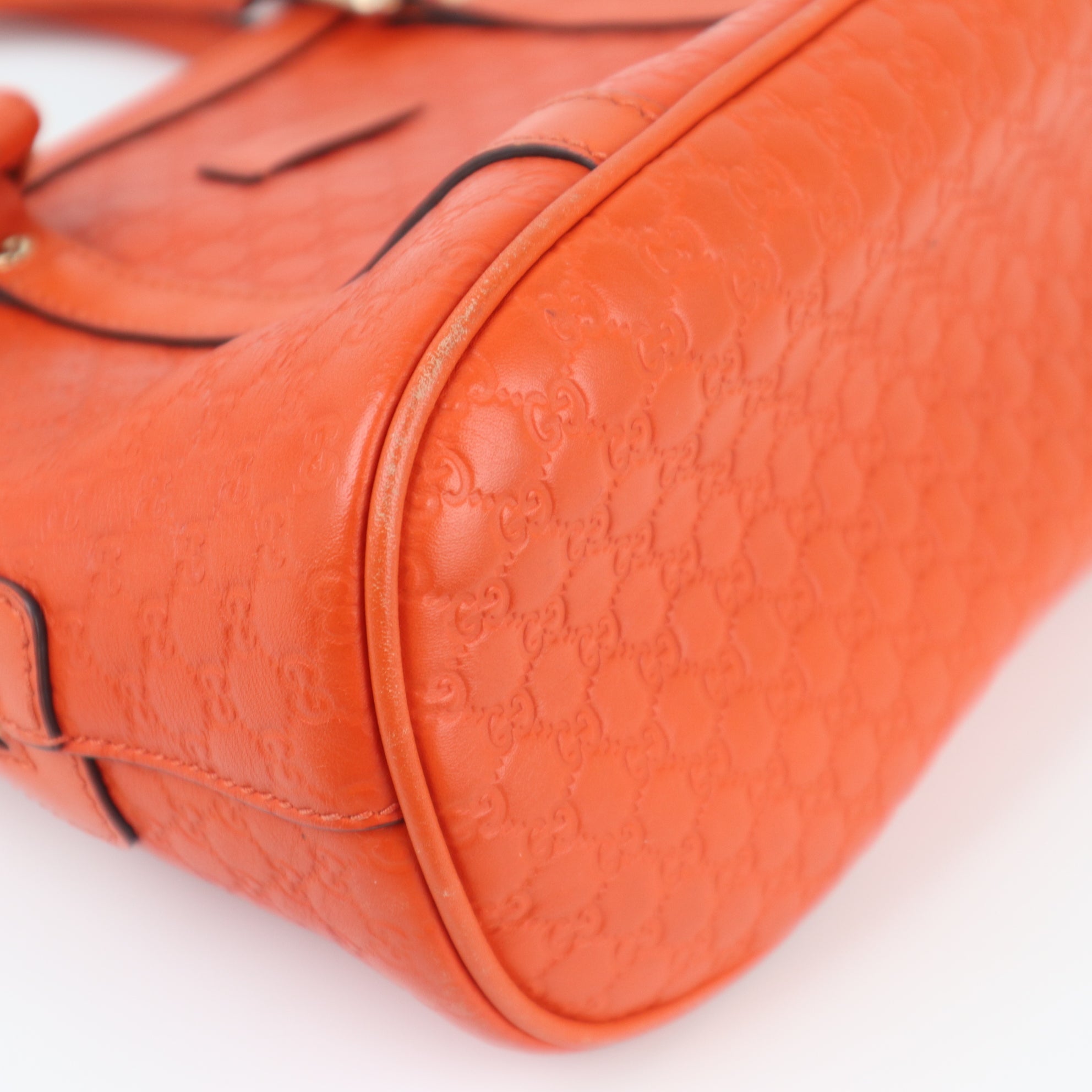 C1948 Gucci Crossbody Bag Mini Microguccissima Dome Sun Orange | Pre-Owned Excellent Orange Microguccissima Leather