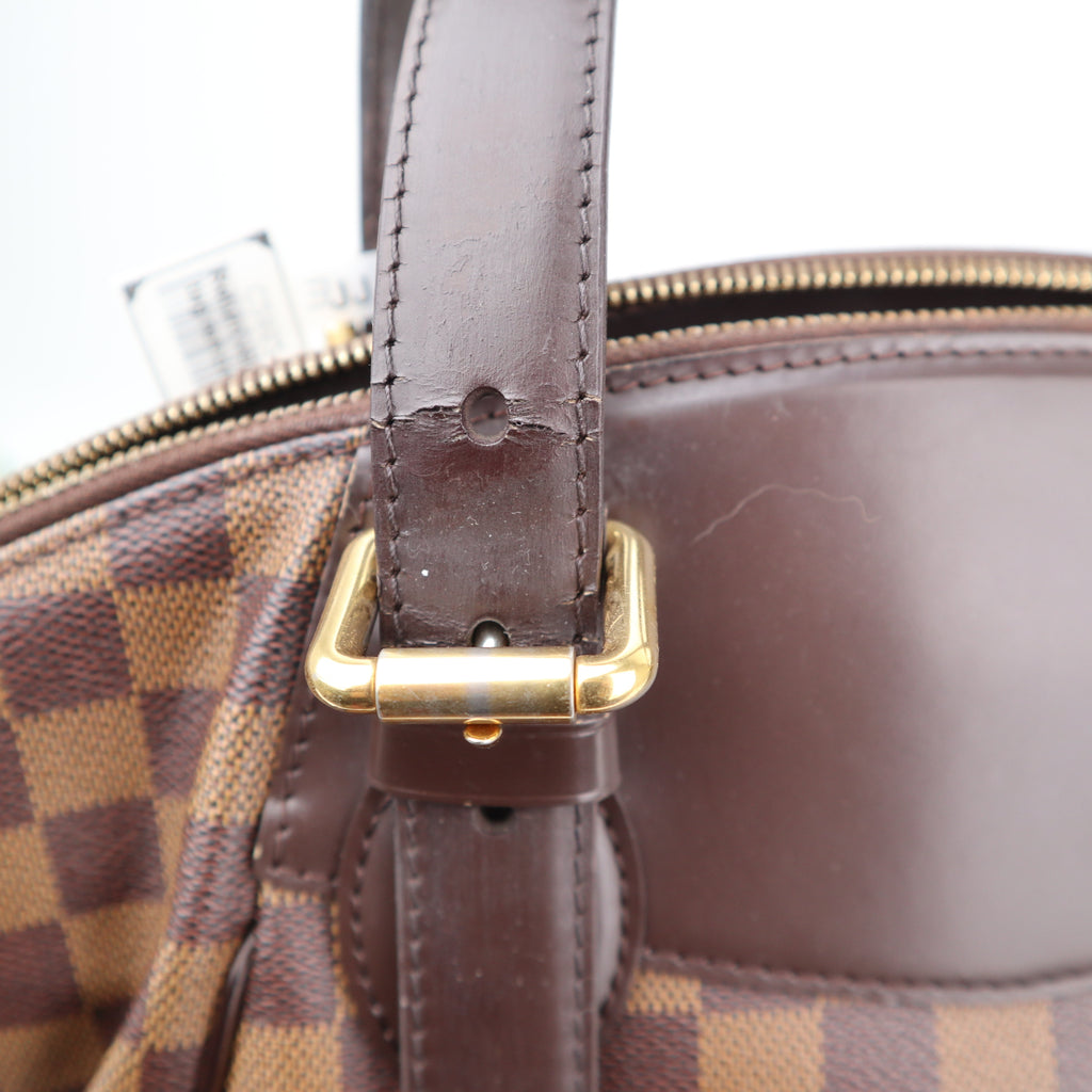 C2852 Louis Vuitton Shoulder Bag Verona MM | Pre-Owned Excellent Brown Damier Ebene coated canvas, leather trim