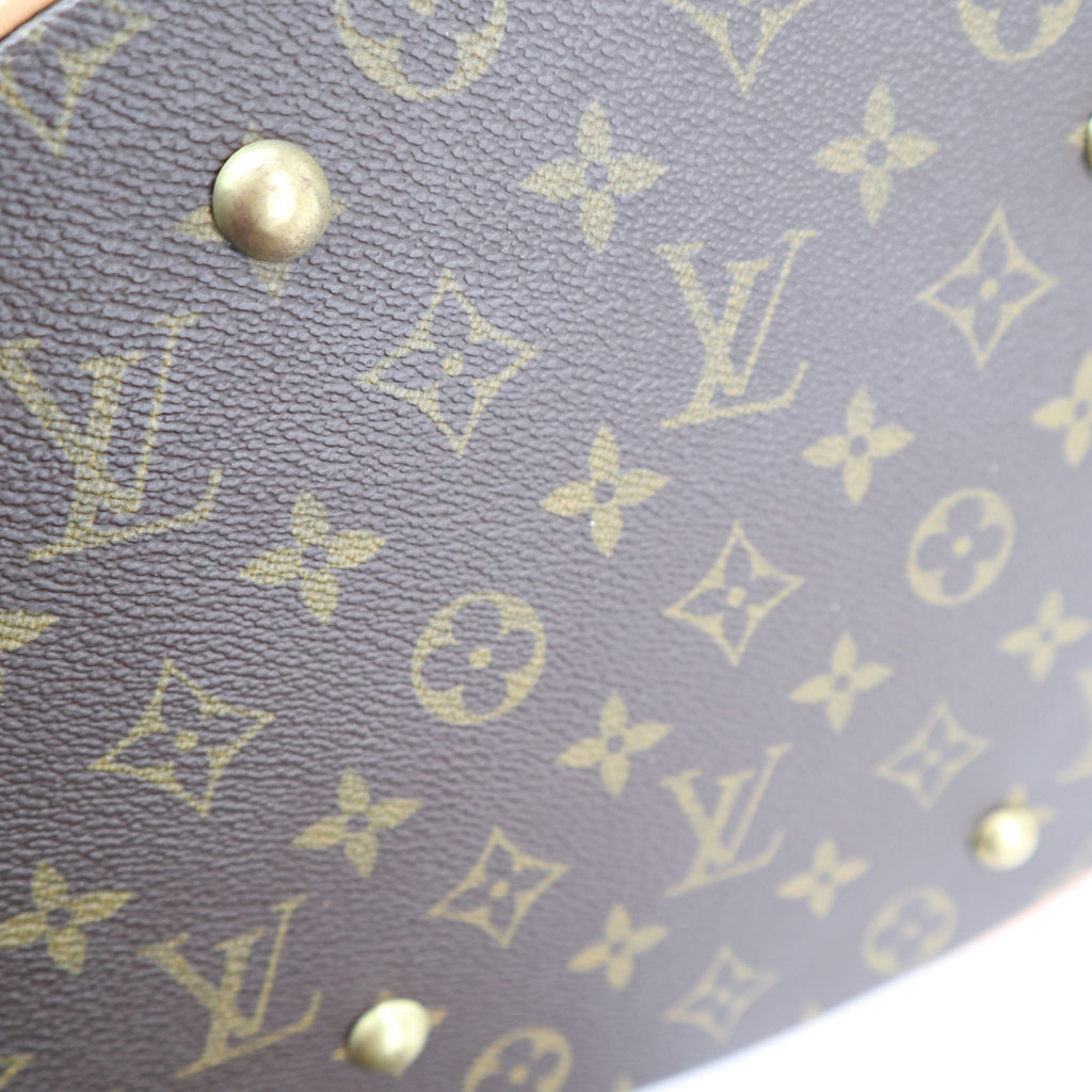 C2854R Louis Vuitton Bucket Bag Bucket GM Bag | Pre-Owned Excellent Brown Monogram coated canvas, leather trim