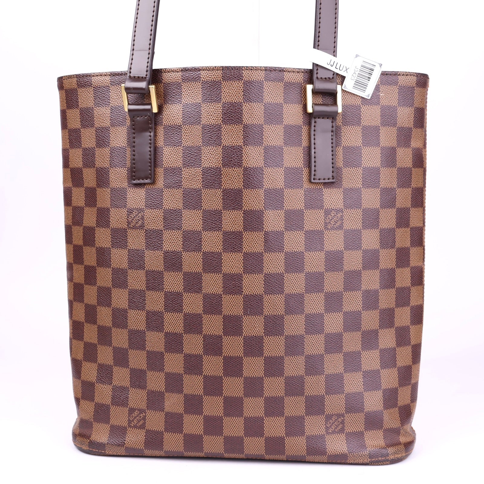 J3423 Louis Vuitton Brown Damier Canvas Ebene Damier Canvas- Pre Owned