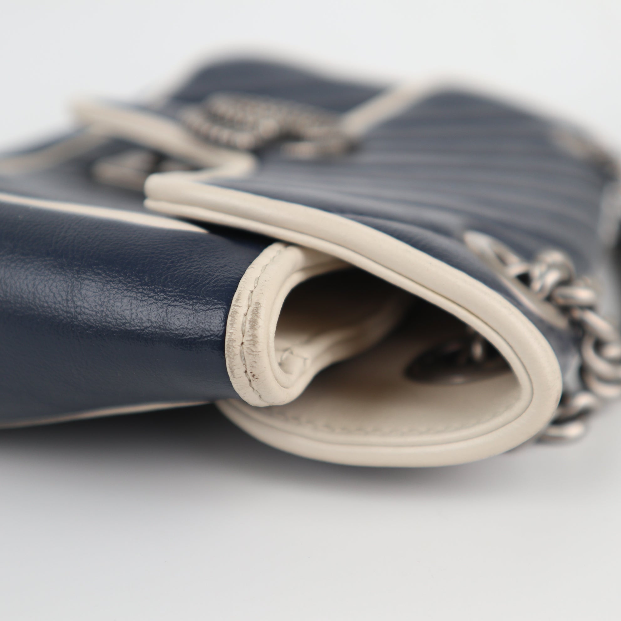 C1953 Louis Vuitton Shoulder Bag Double G Marmont Small Blue Shoulder Bags | Pre-Owned Excellent Blue GG