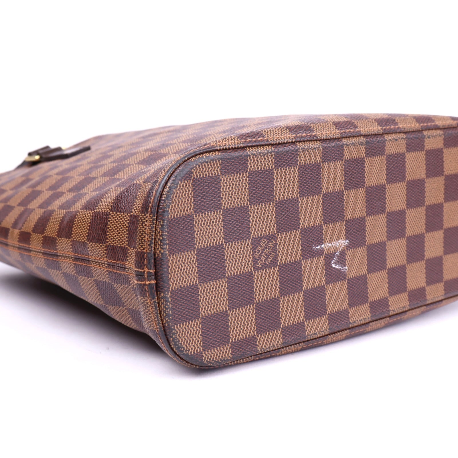 J3423 Louis Vuitton Brown Damier Canvas Ebene Damier Canvas- Pre Owned
