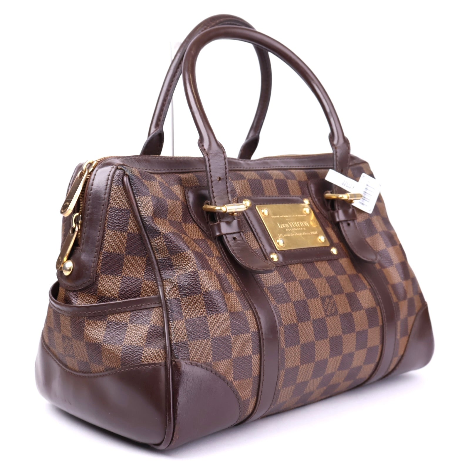 J3420 Louis Vuitton Damier Ebene Berkeley Bag- Pre Owned