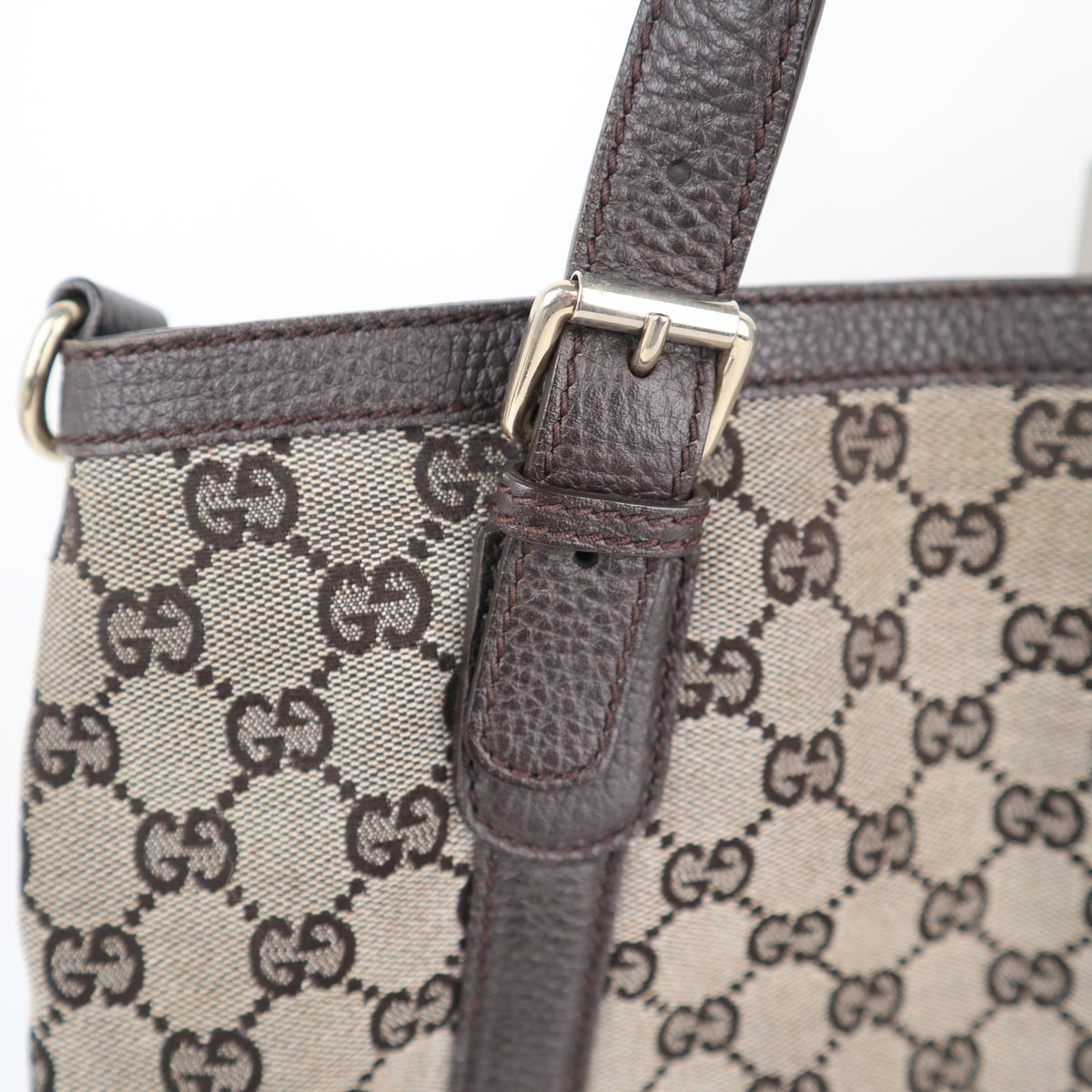 C1956 Gucci Tote Bag GG Supreme Messenger | Pre-Owned Excellent Canvas GG Supreme