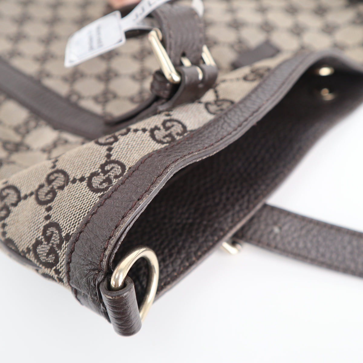 C1956 Gucci Tote Bag GG Supreme Messenger | Pre-Owned Excellent Canvas GG Supreme