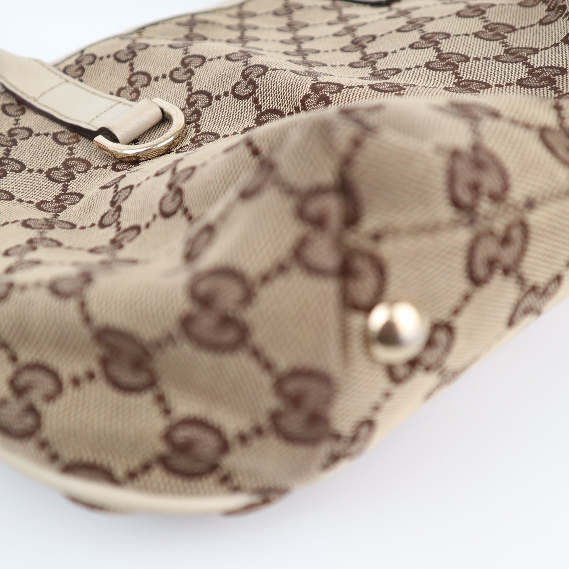 C1957 Gucci Tote Bag New Britt GG Pattern | Pre-Owned Excellent GG Monogram