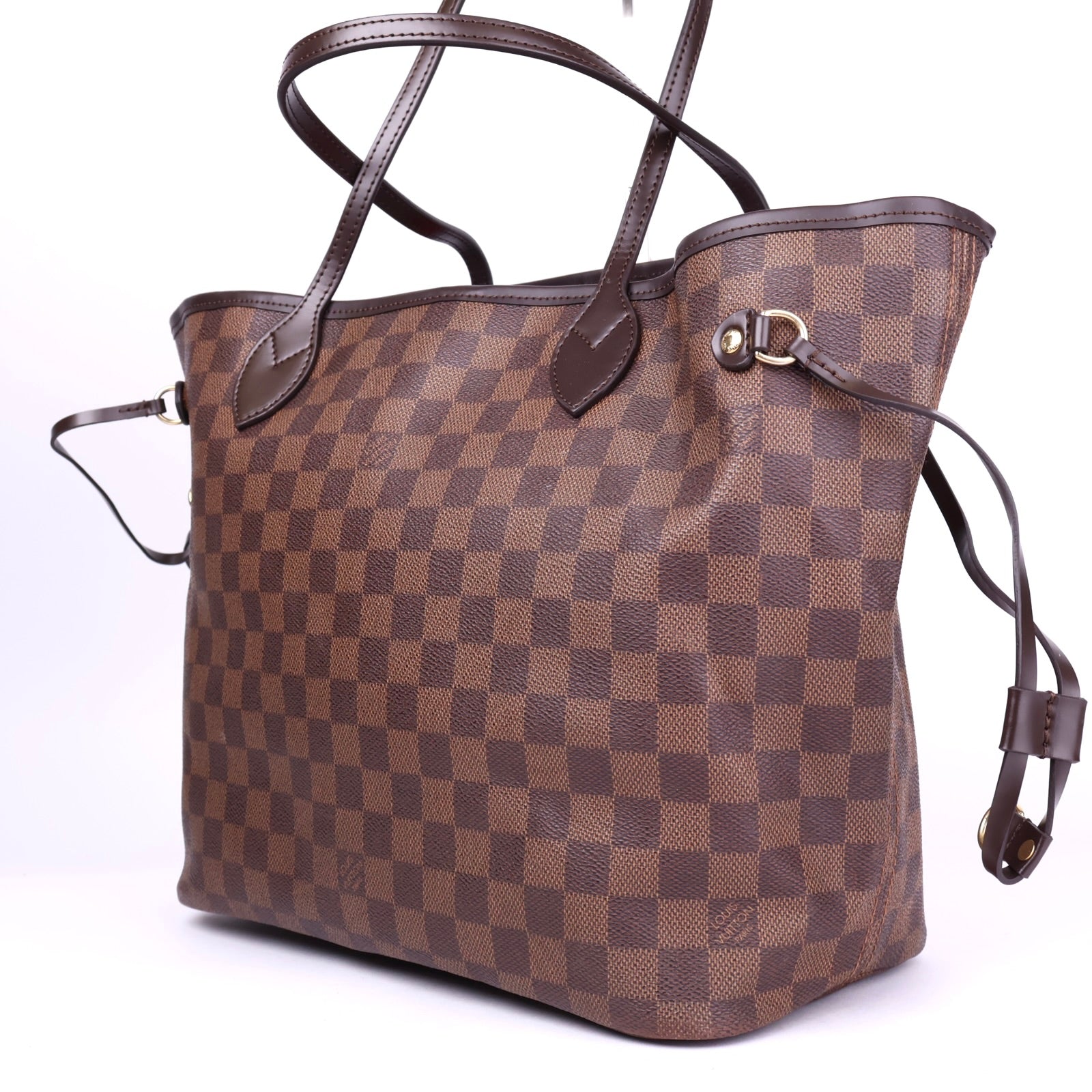 J3716 Louis Vuitton Neverfull Damier Ebene Canvas- Pre Owned