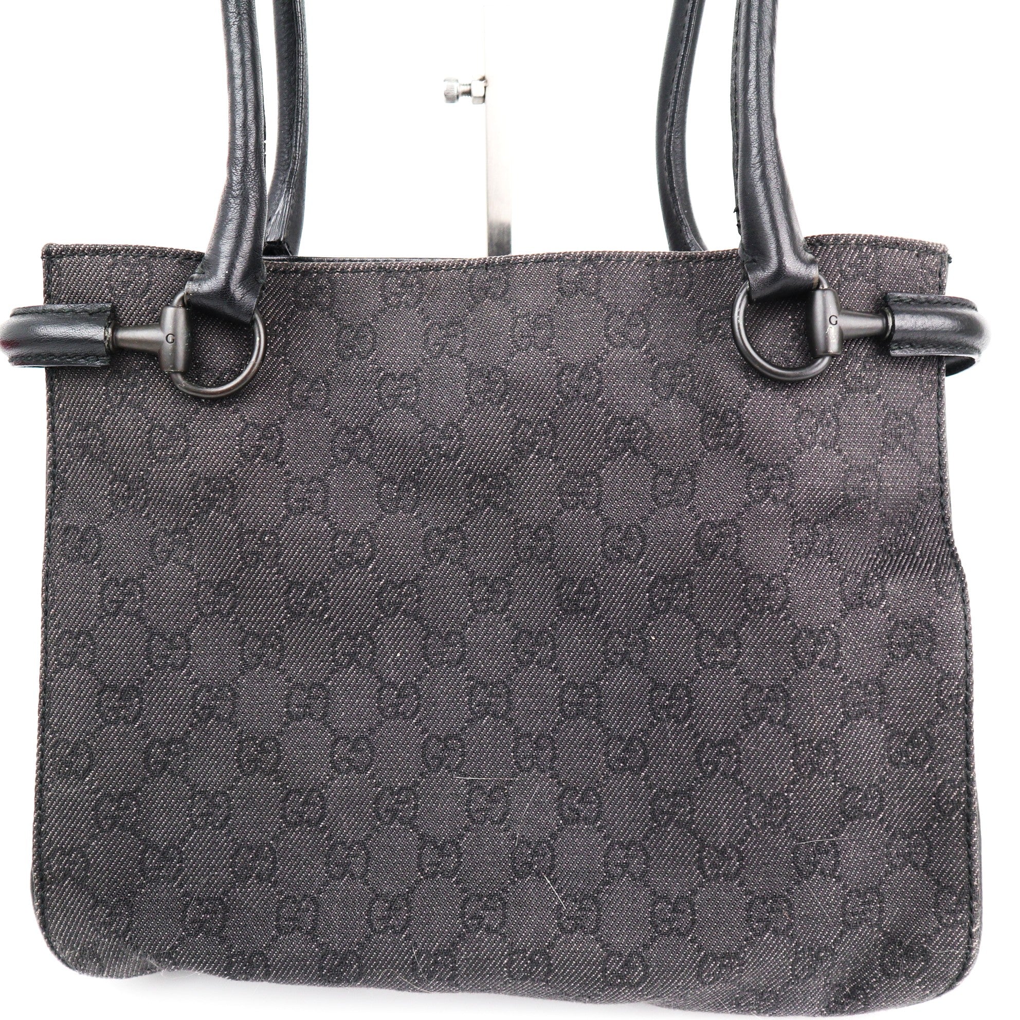 C1958 Gucci Tote Bag Totes | Pre-Owned Excellent Black Canvas