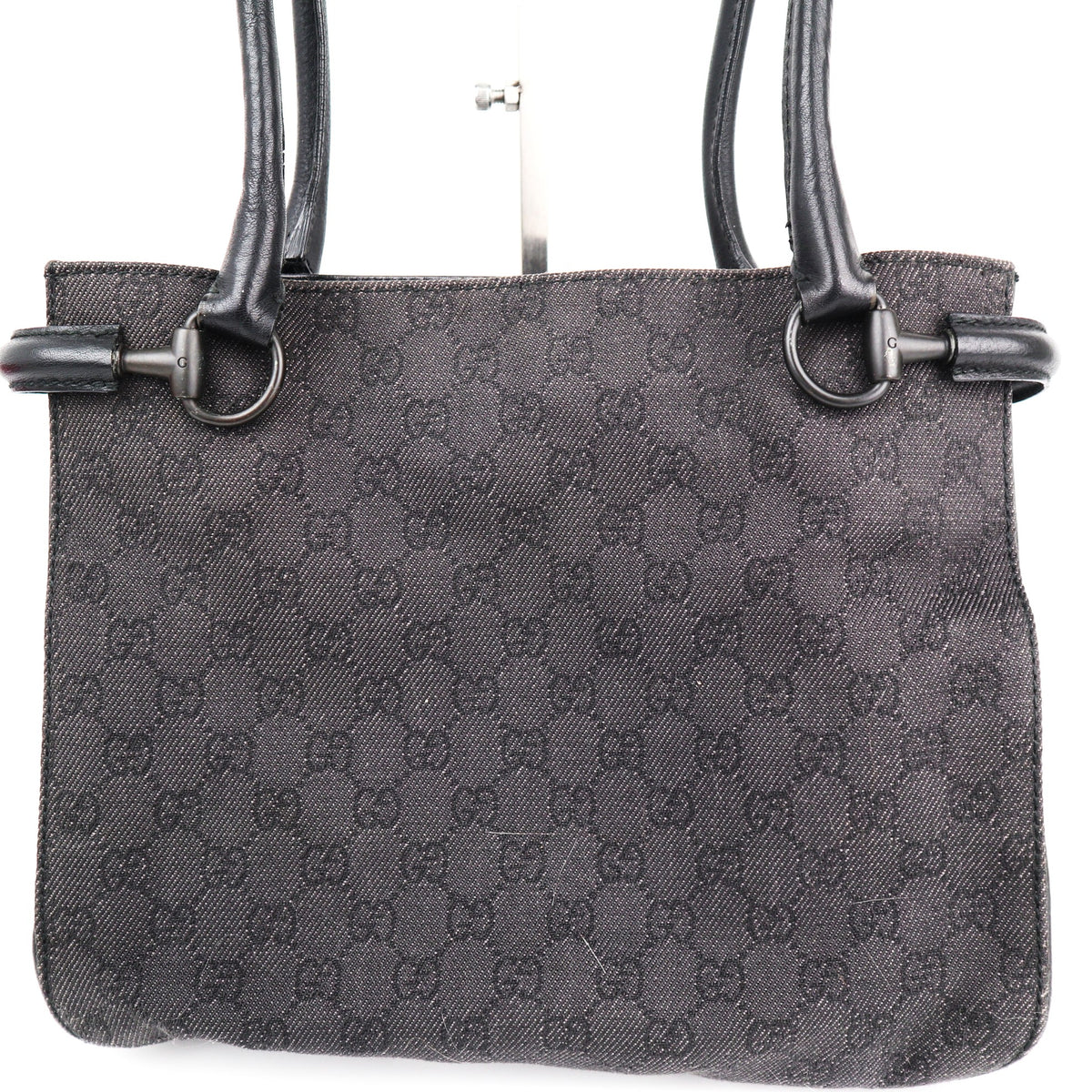 C1958# Gucci Tote Bag Totes | Pre-Owned Excellent Black Canvas