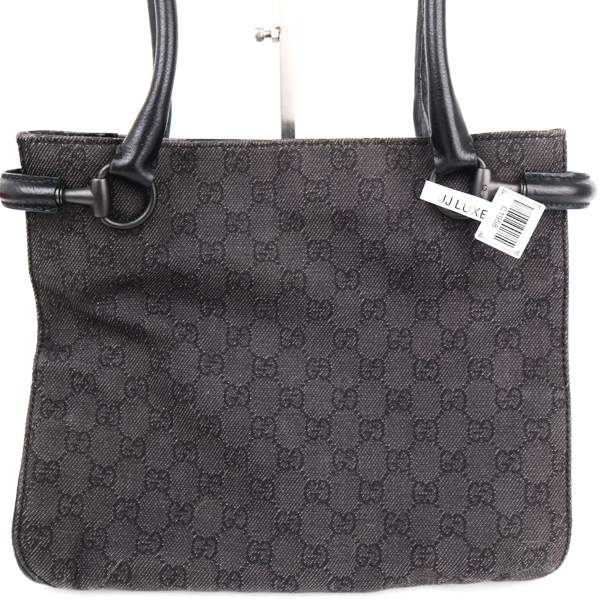 C1958# Gucci Tote Bag Totes | Pre-Owned Excellent Black Canvas